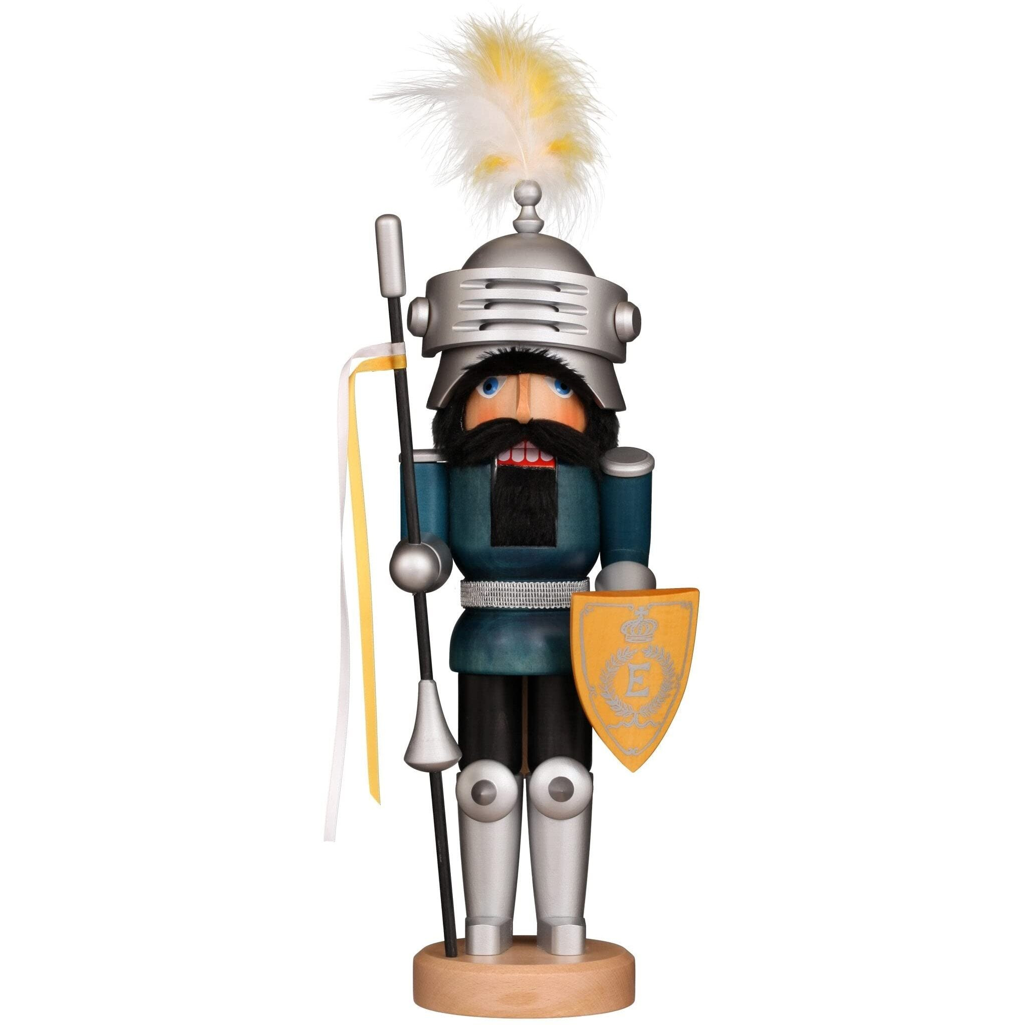 Alexander Taron Christian Ulbricht Nutcracker - Knight Lancelot Glazed - 19.25  H x 6  W x 5  D