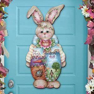 IXO G.DeBrekht 8457601 Bella Bunny Wooden Ornament by Jamie Mills Price