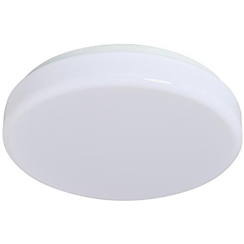 11  LED Round Floating Cloud Fixture. Smooth White Diffuser with Twist and Lock on Installation. Dimmable. Damp Location