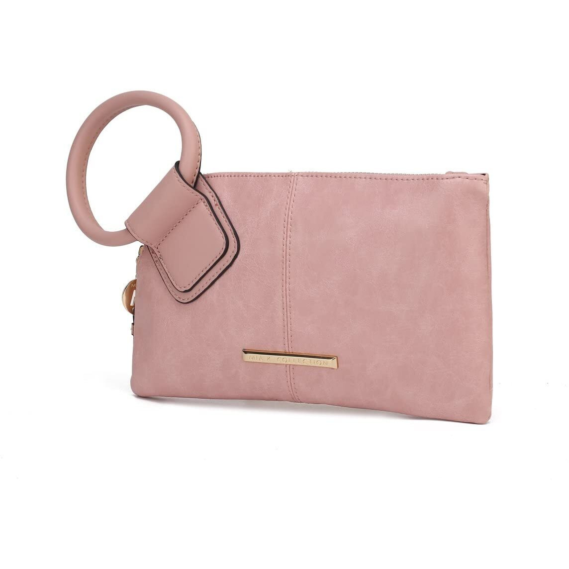 MKF Collection by Mia K. MKF-WOS101PK Simone Clutch & Wristlet, Pink