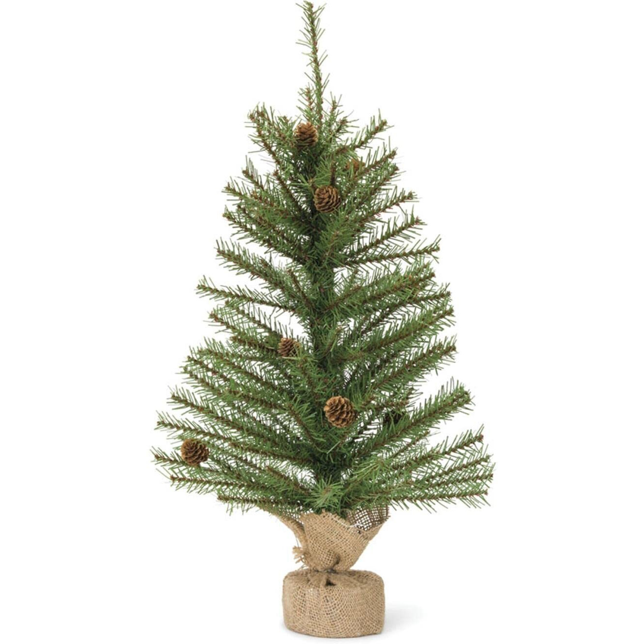 Melrose International Mini Pine Tree 2'H (Set of 2) PVC