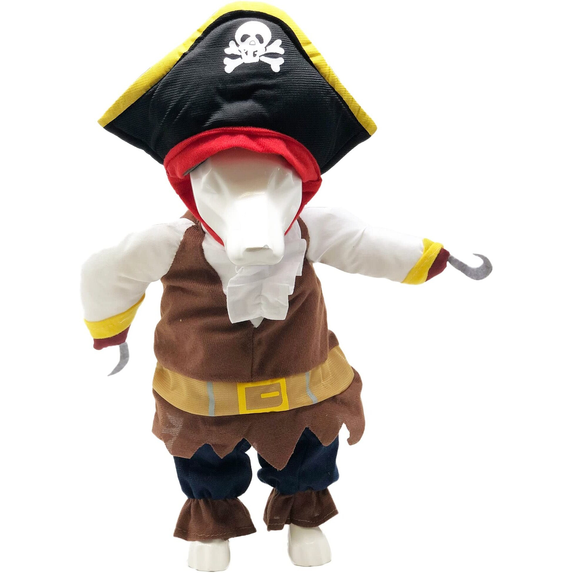 Pet Life 'Captain Snuggles' Pirate Pet Dog Costume Uniform