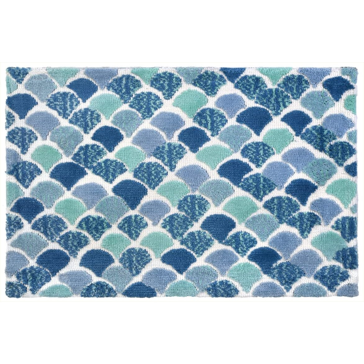 20 x 30 in. Mermaid Rectangle Rug, Multi Color