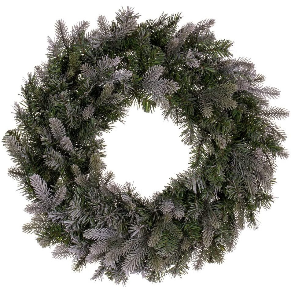 Vickerman 36  Frosted Douglas Fir Artificial UnLit Wreath.