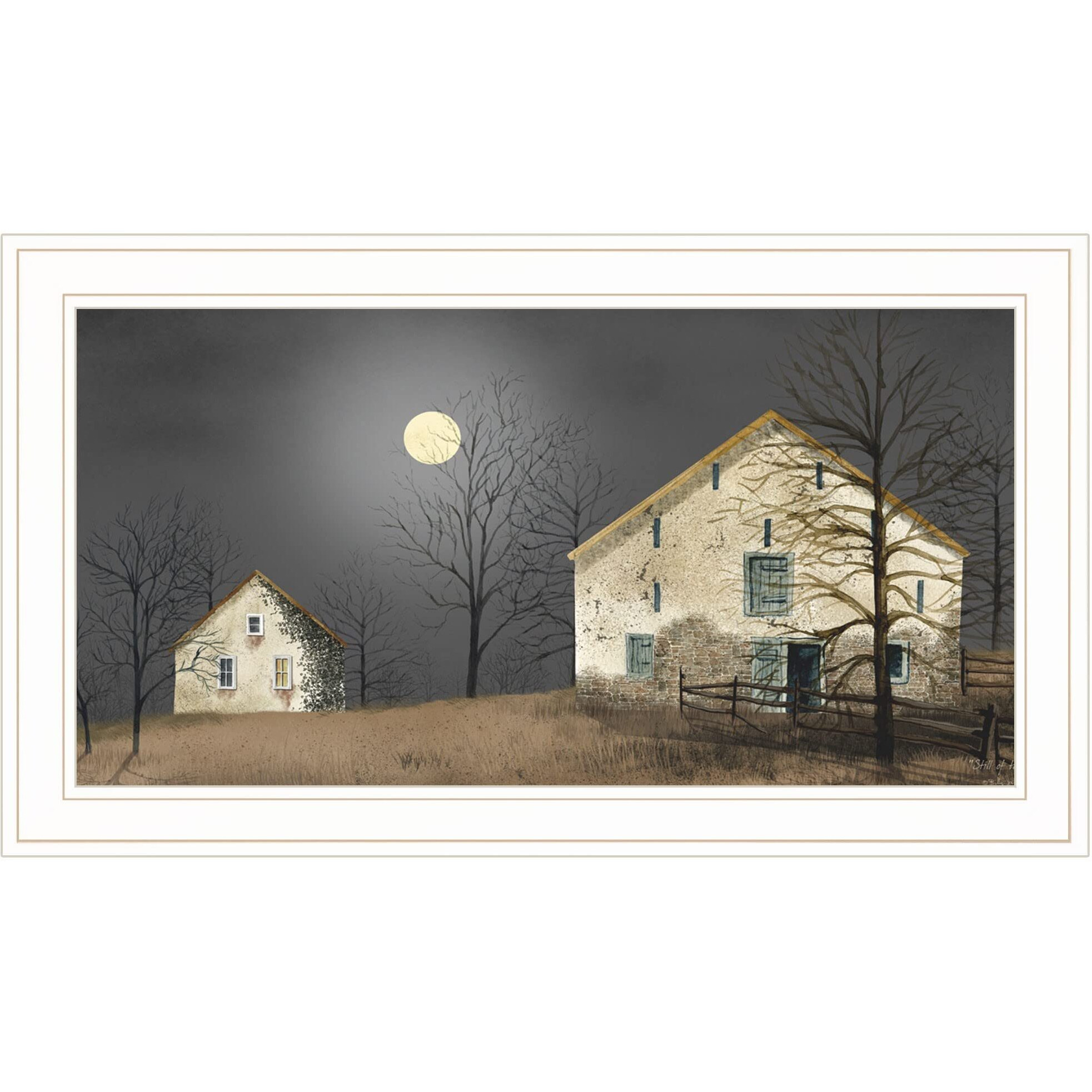 Still Of The Night 3 White Framed Print Wall Art