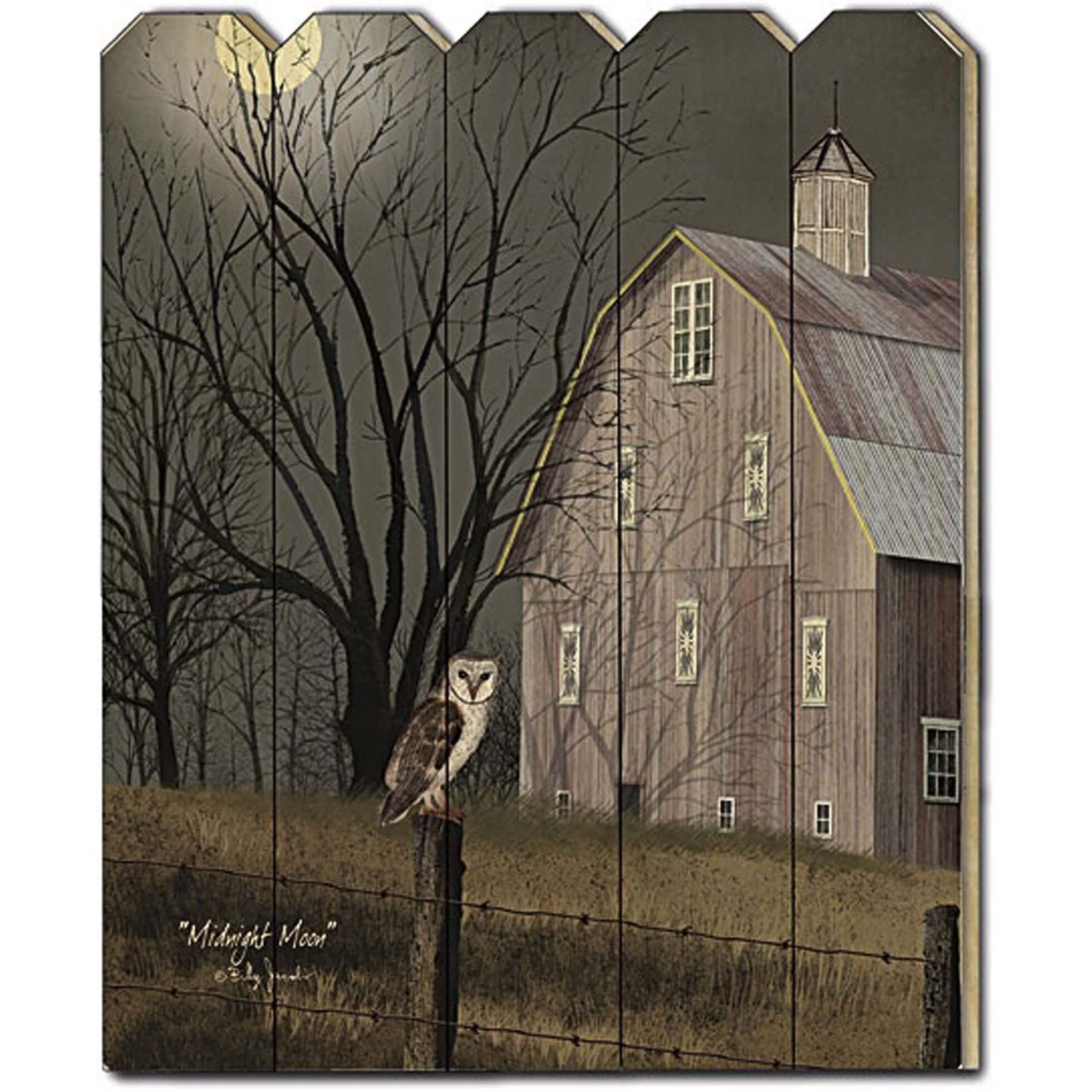 Midnight Moon Unframed Print Wall Art