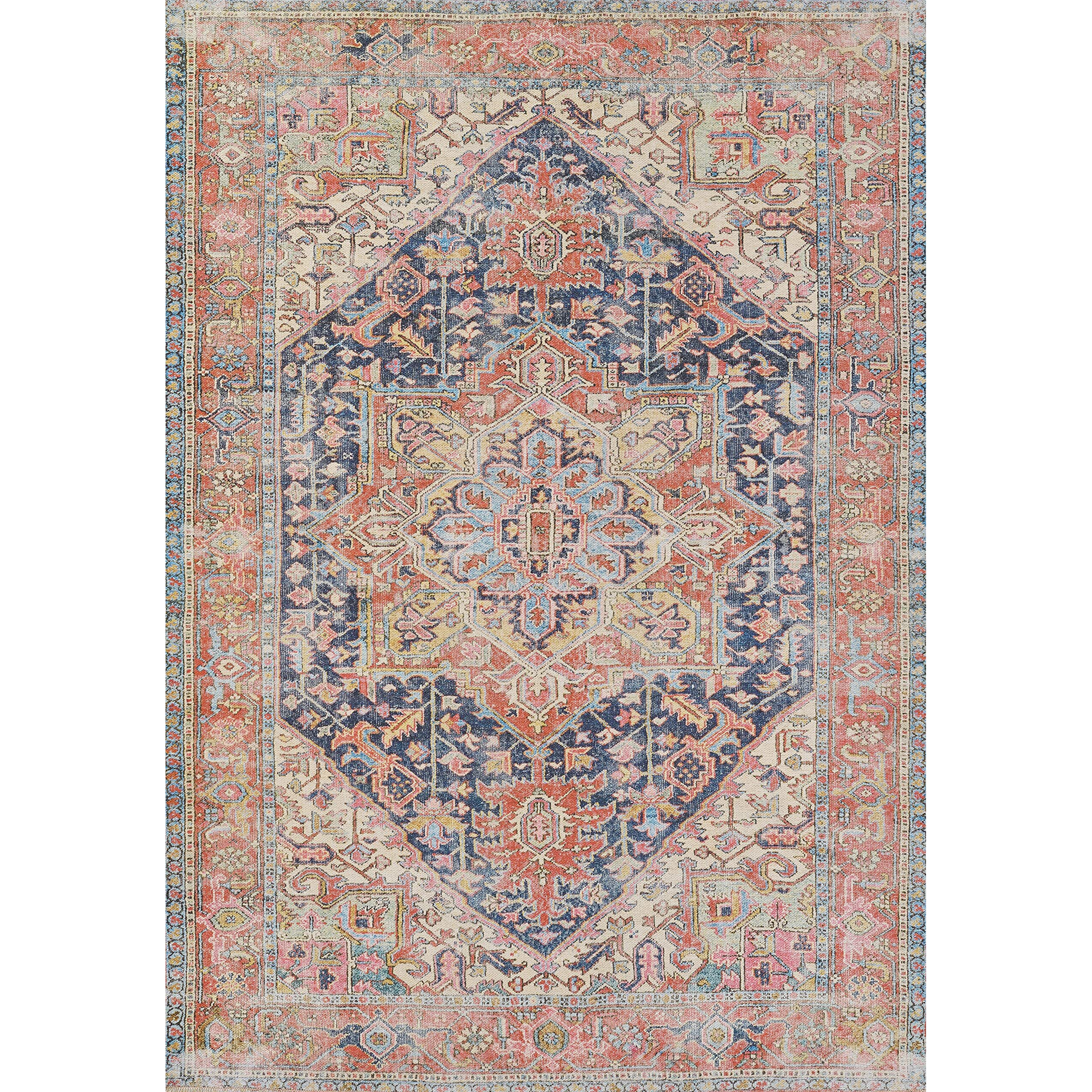 Momeni Chandler Medallion Area Rug, 7'6  X 9'6 , Navy