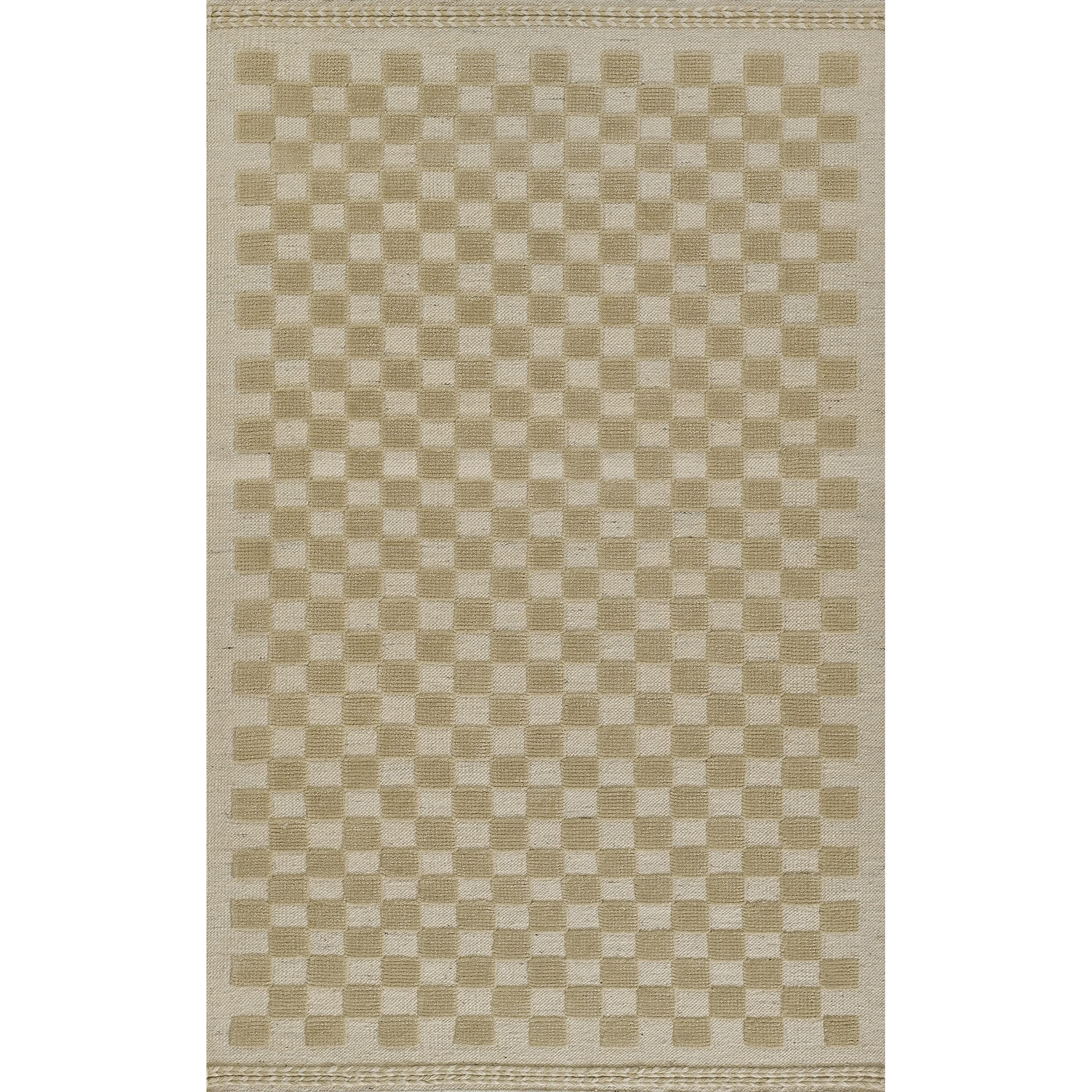 Momeni Willow Collection Indoor and Outdoor Beige Area Rug, 9'0  x 12'0  Sized Mat for Living Room, Bedroom, Hallways, and Home Office