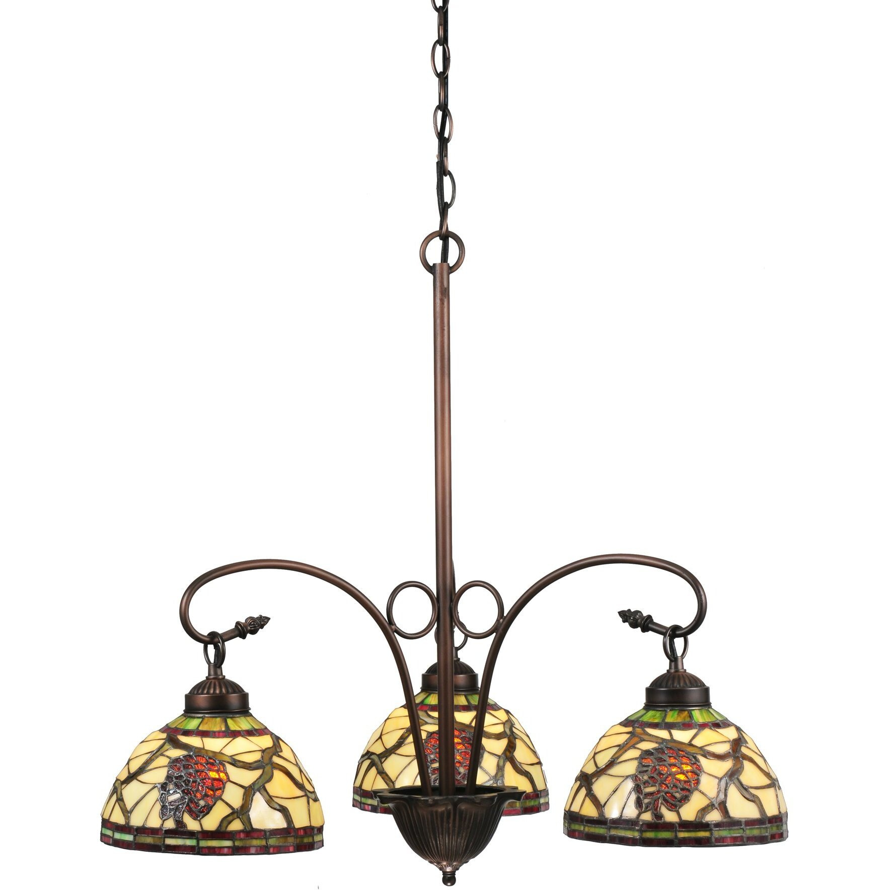 Meyda Tiffany 106291 Lighting, 28  Width, Finish Mahogany Bronze