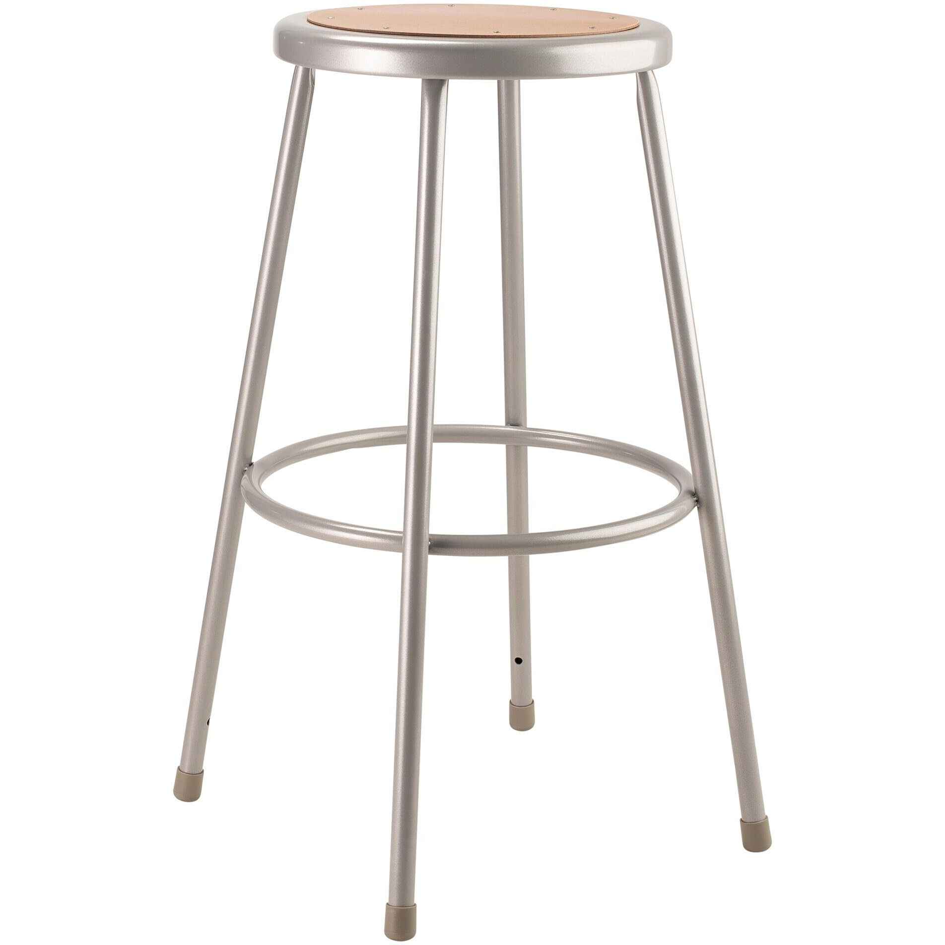 NPS 30  High Heavy Duty Steel Stool, Grey