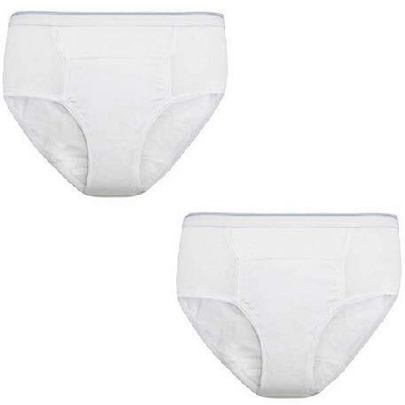 Men's Reusable Incontinence Brief 6oz - Size -Small 30-32 - Pack of 2