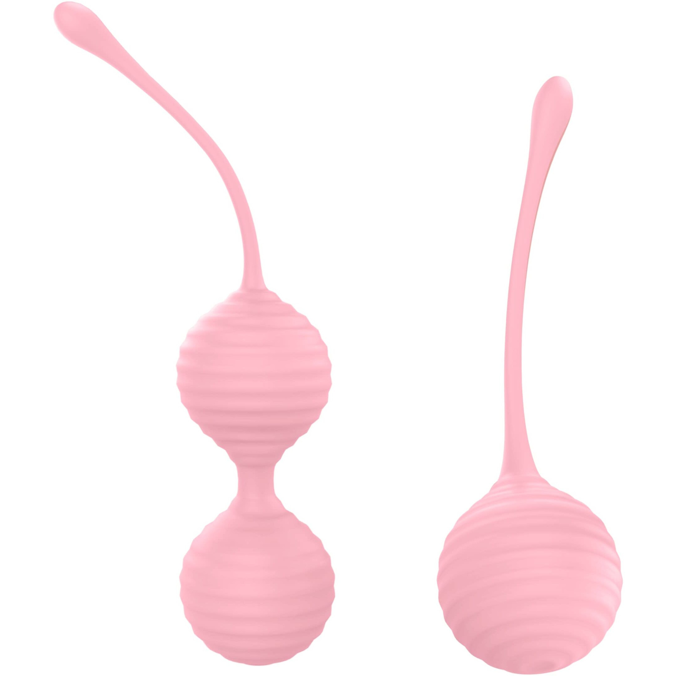 Luv Inc Kegel Balls Vaginal Weights Woman Beginner to Advance Kegel Balls Improving Bladder Control Tightening Pelvic Floor Muscles Silicone for Pregnancy Recovery Enhanced Intimacy (Silicone - Pink)