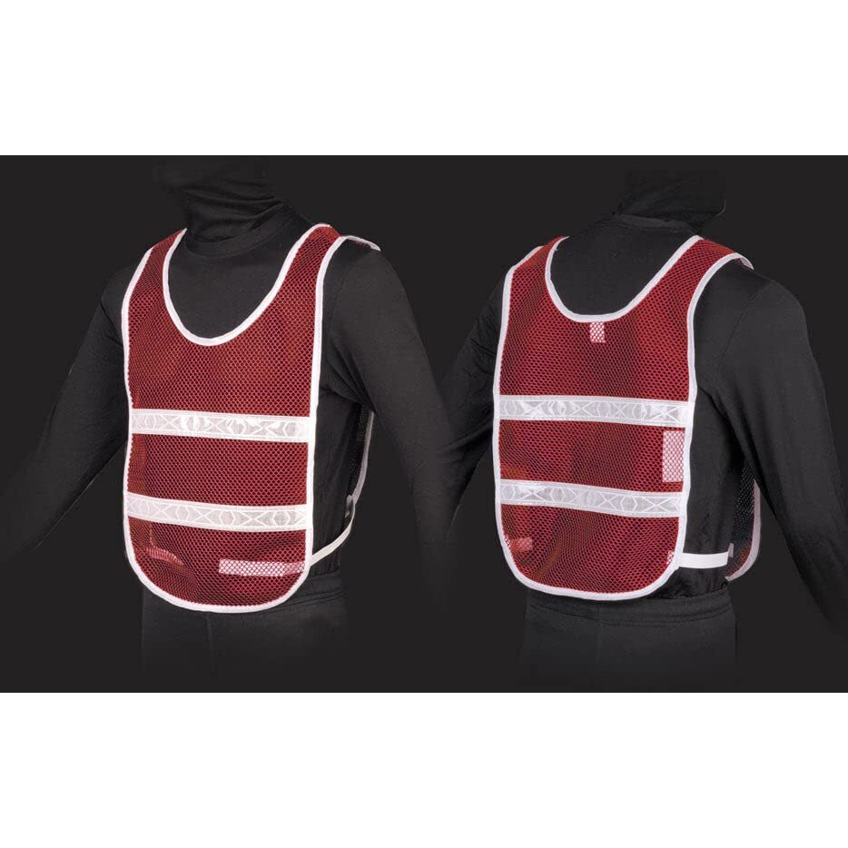 Reflective Standard Safety Vest Red/White L