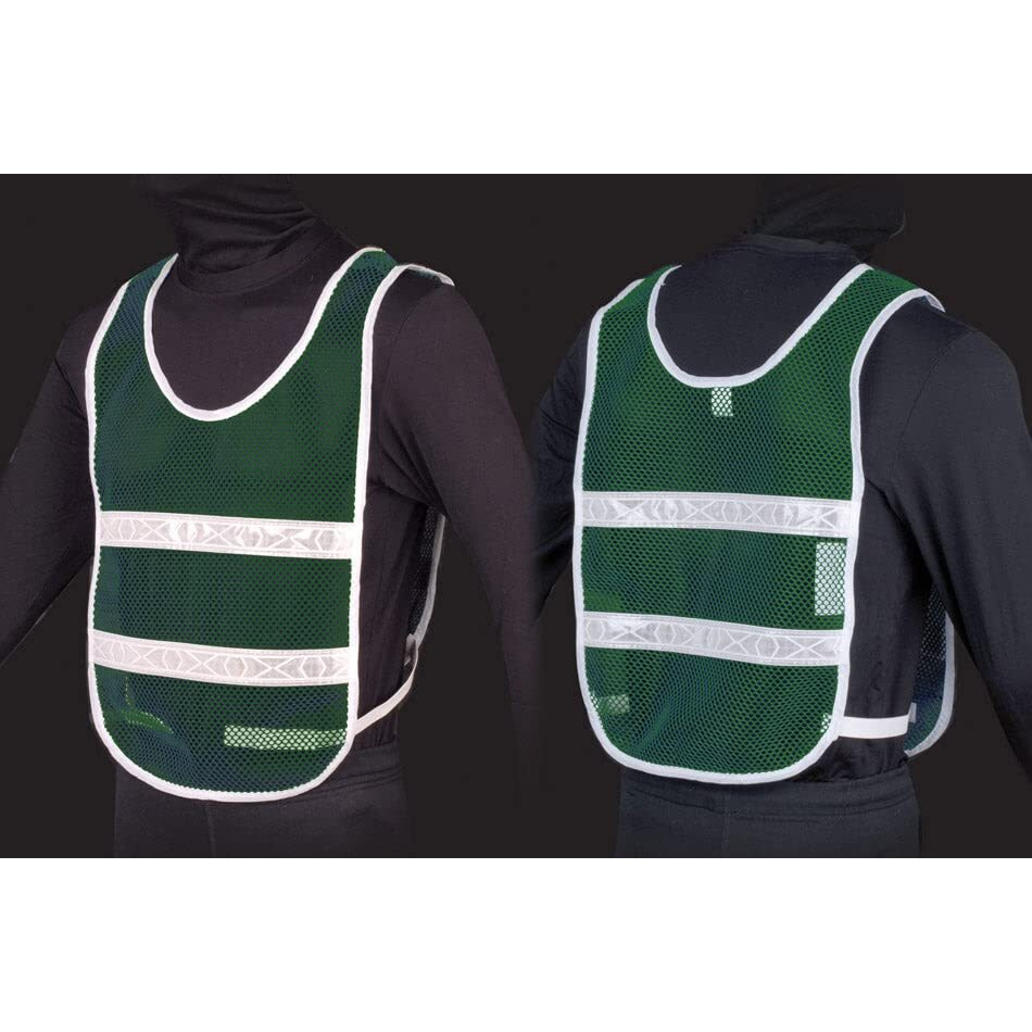 Reflective Standard Safety Vest Green/White XL