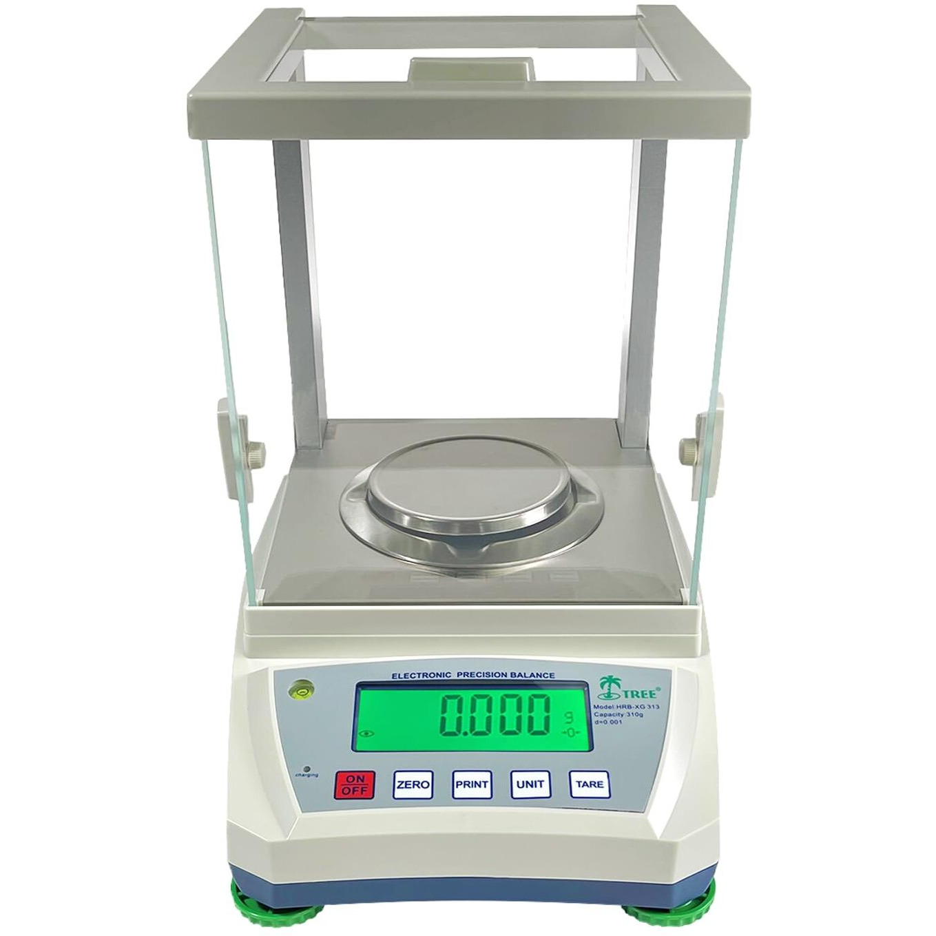 Tree HRB-XG 123 High Resolution Balance - 120g x 0.001g Precision Lab Scale with Draft Shield & High Sensitivity Sensor for Accurate Measurements