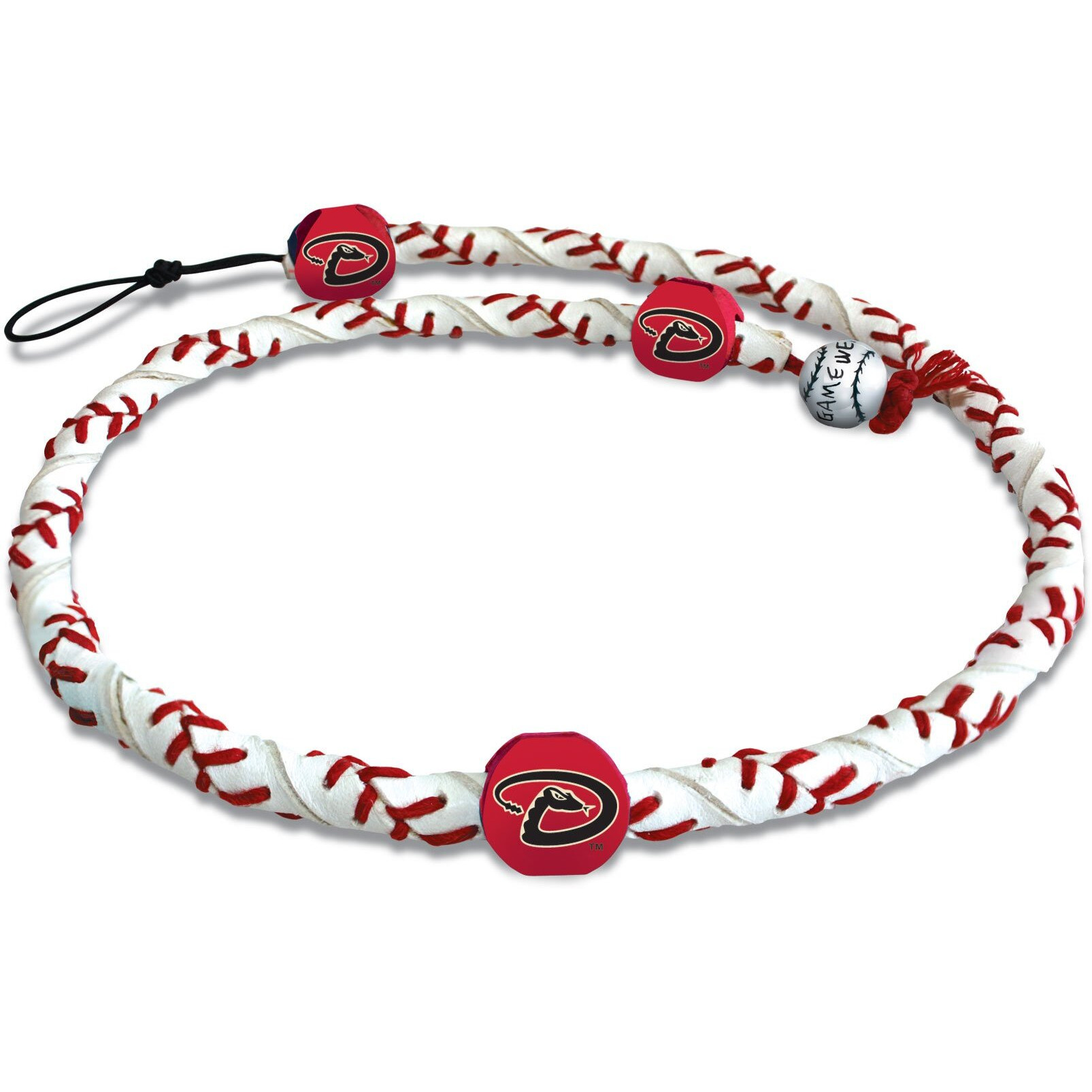 MLB Pittsburgh Pirates Classic Frozen Rope Baseball Necklace