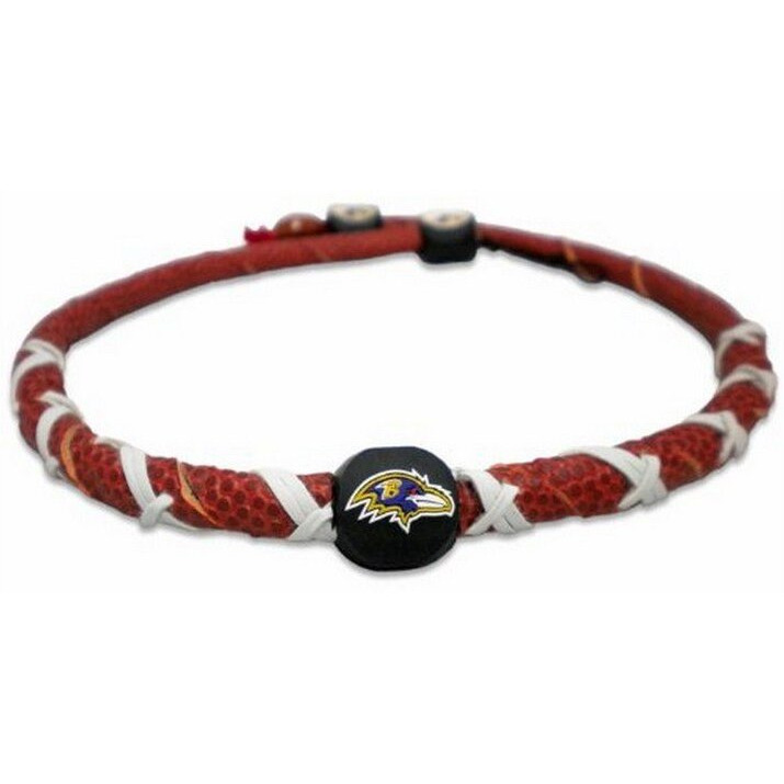 NFL Baltimore Ravens Classic Spiral Football Necklace