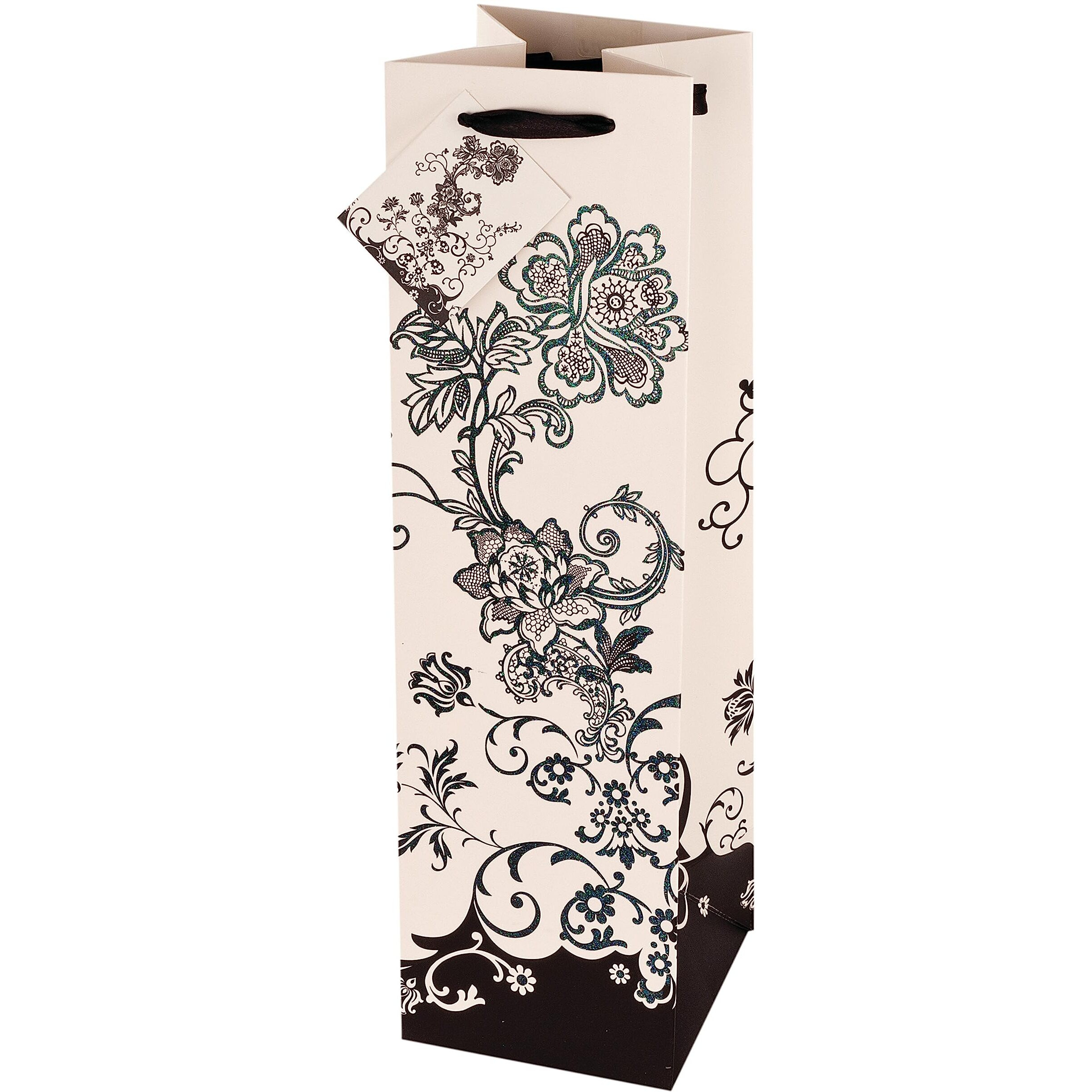 Floral Chic Wine Bag by Cakealk