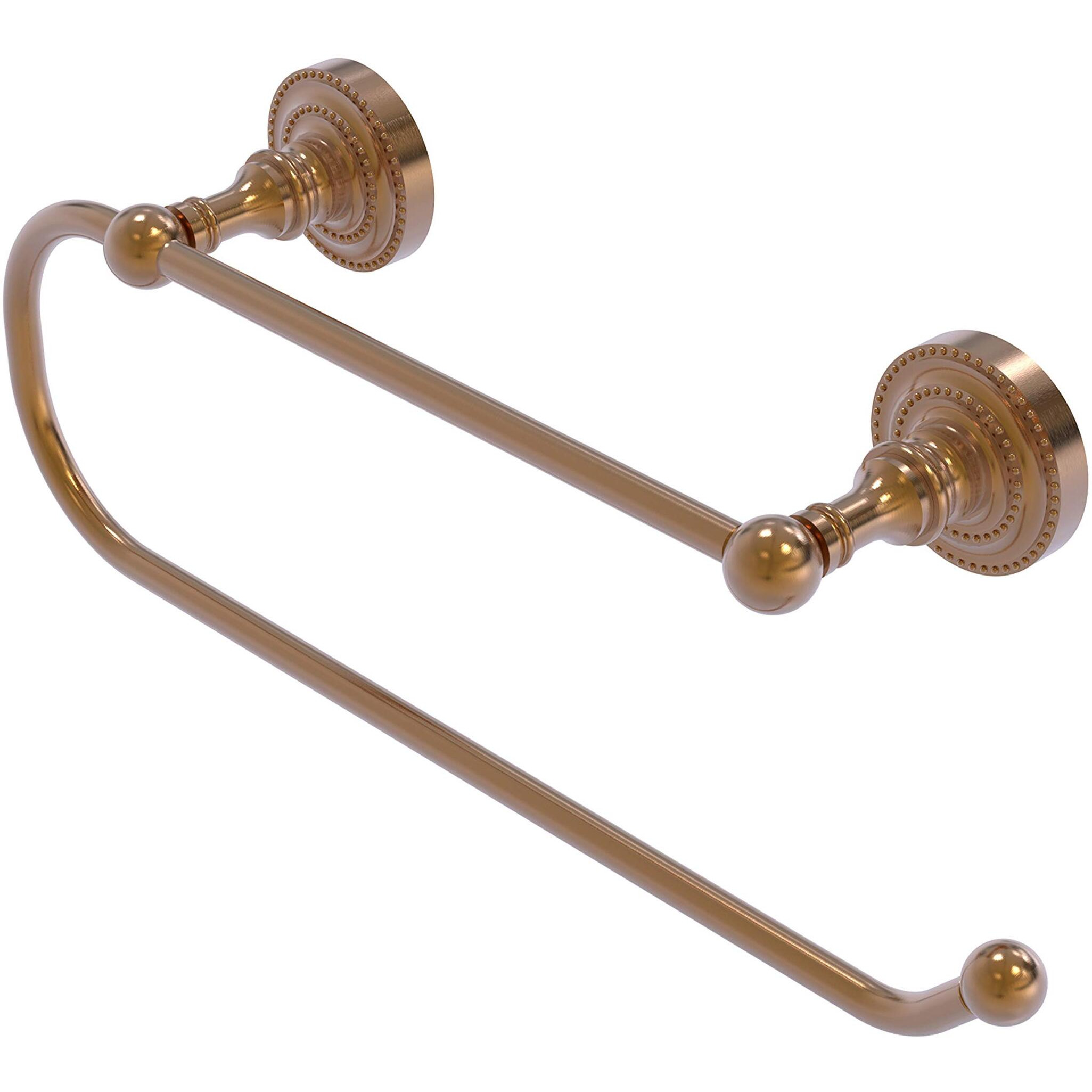 Allied Brass Dottingham Collection Wall Mounted Paper Towel Holder, Brushed Bronze