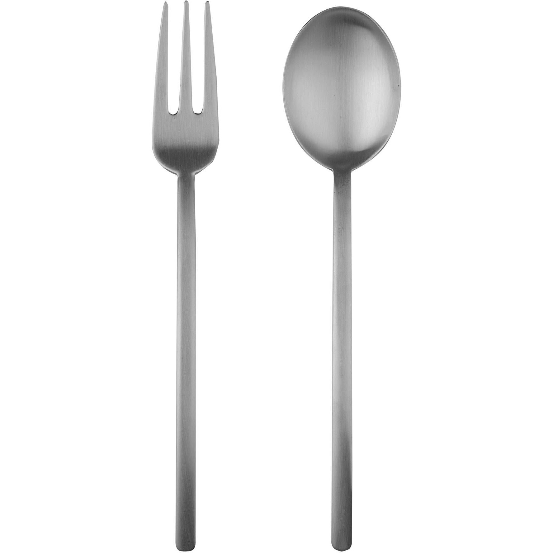 Mepra Due Ice Serving Set  Stainless Steel Finish, Dishasher Safe Cutlery for Fine Dining