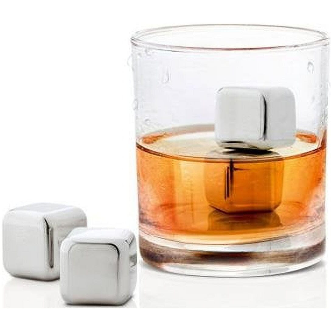 212 Main Stainless Steel Ice Cubes, Set of 4