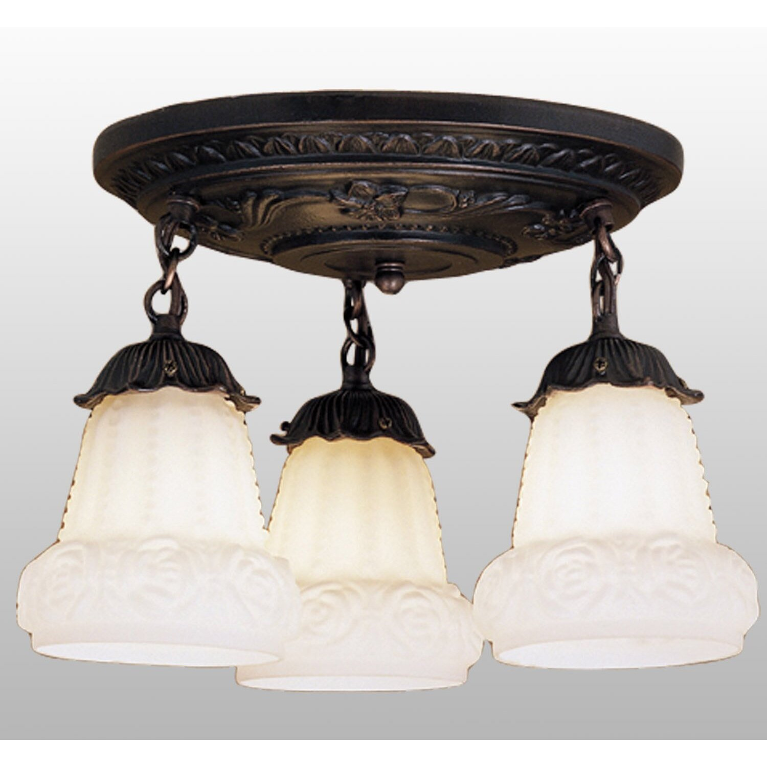 3 Light Shoer Semi Flush Mount