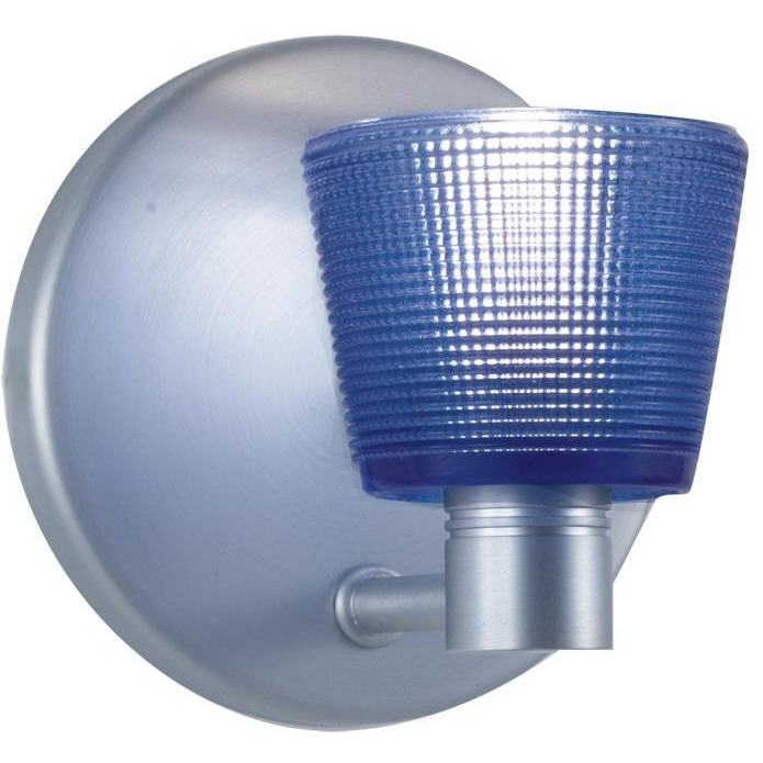 Jesco Lighting WS293-BU Tiny Grids Series 293 1-Light Wall Sconce, Blue