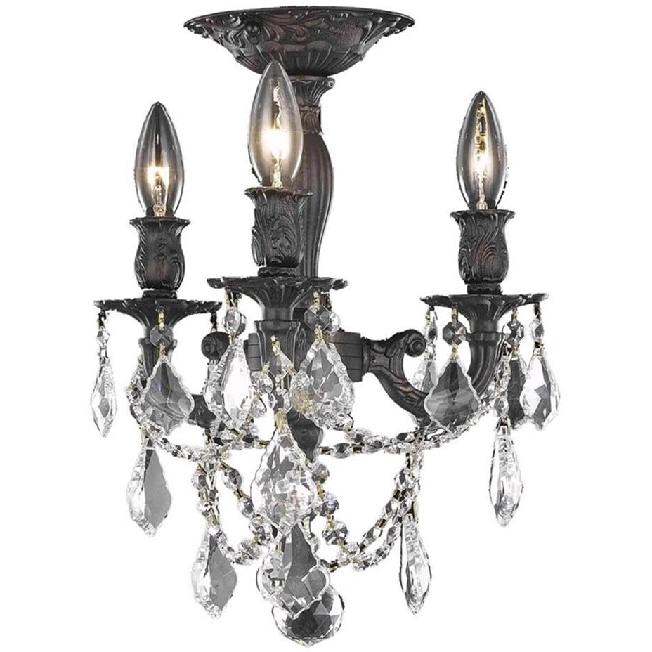 Elegant Lighting 9203F13DB-GT/RC Royal Cut Crystal