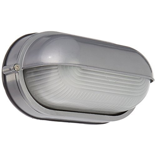 Nauticus - Wet Location Bulkhead - Satin Finish - Frosted Glass Shade