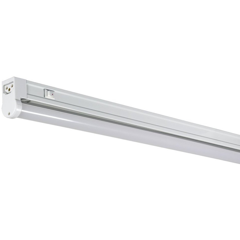 Jesco Lighting SGA-LED-24/30w-SW 3000K Sleek Adjustable LED with Switch, White, 24