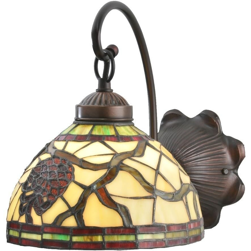 Meyda Tiffany 106289 Lighting, 8  Width, Finish Mahogany Bronze