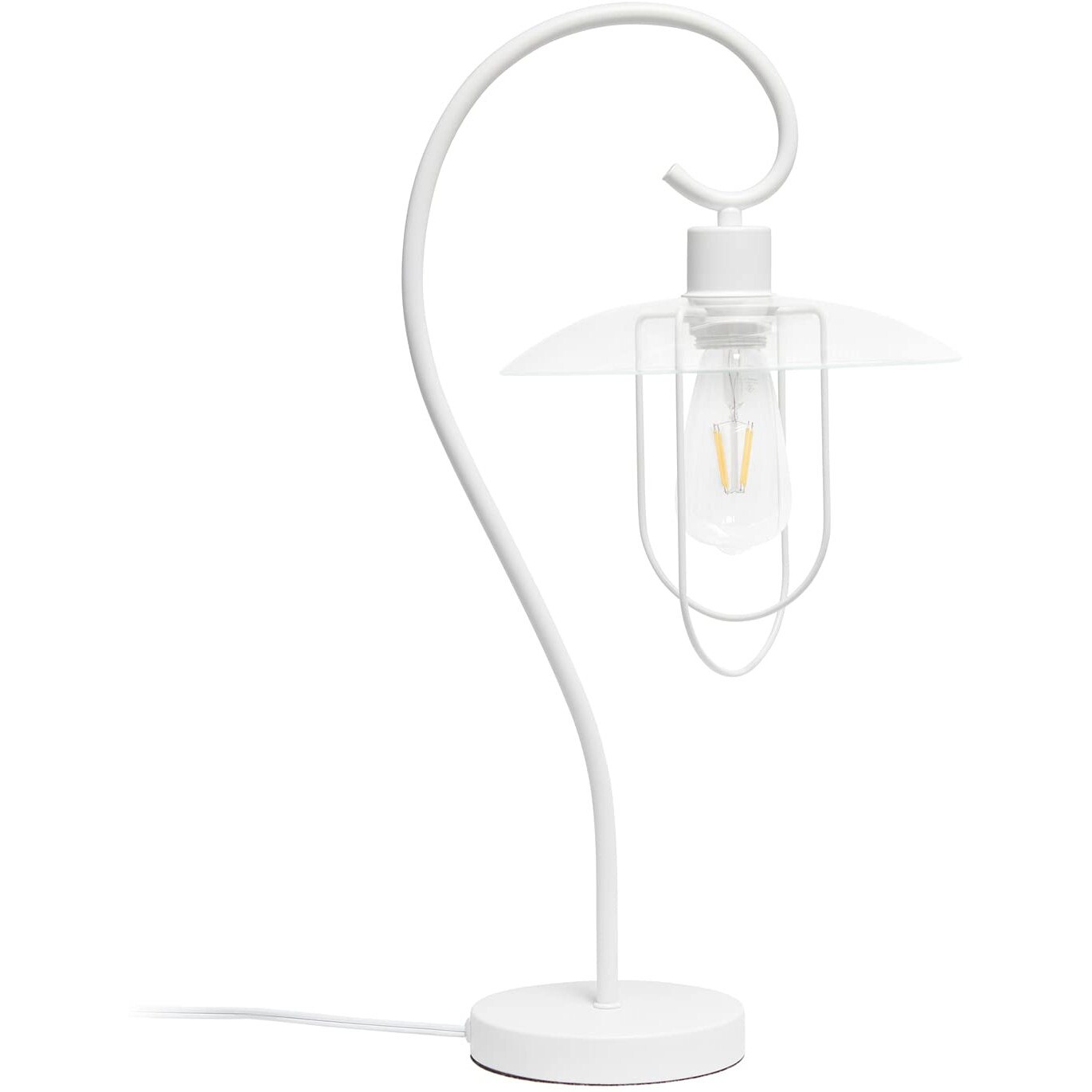 Lalia Home Studio Loft Incandescent Table Lamp, Matte White (Lht-4000-Wh)