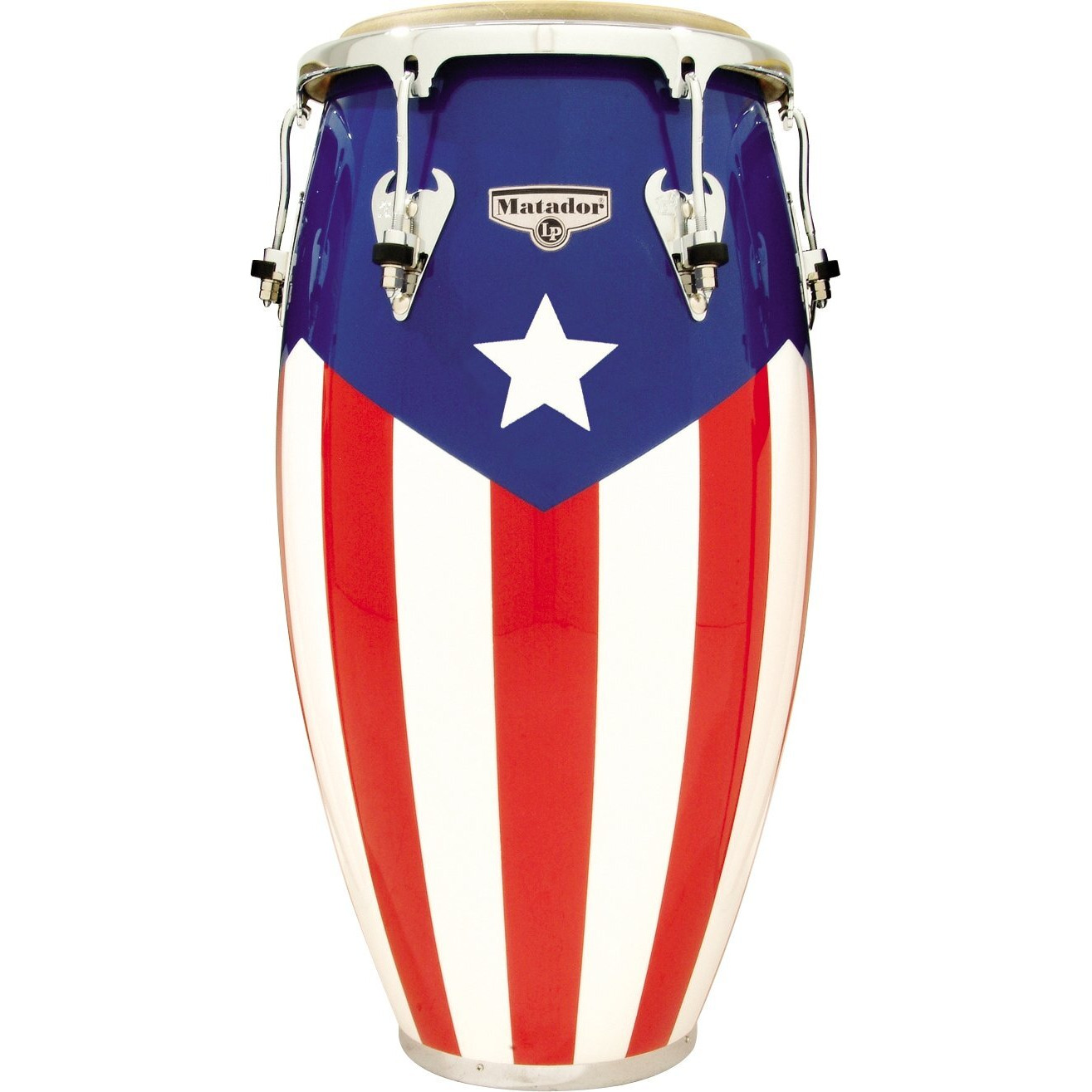 Lp Matador Puerto Rican Flag Conga 11-3/4 Inch