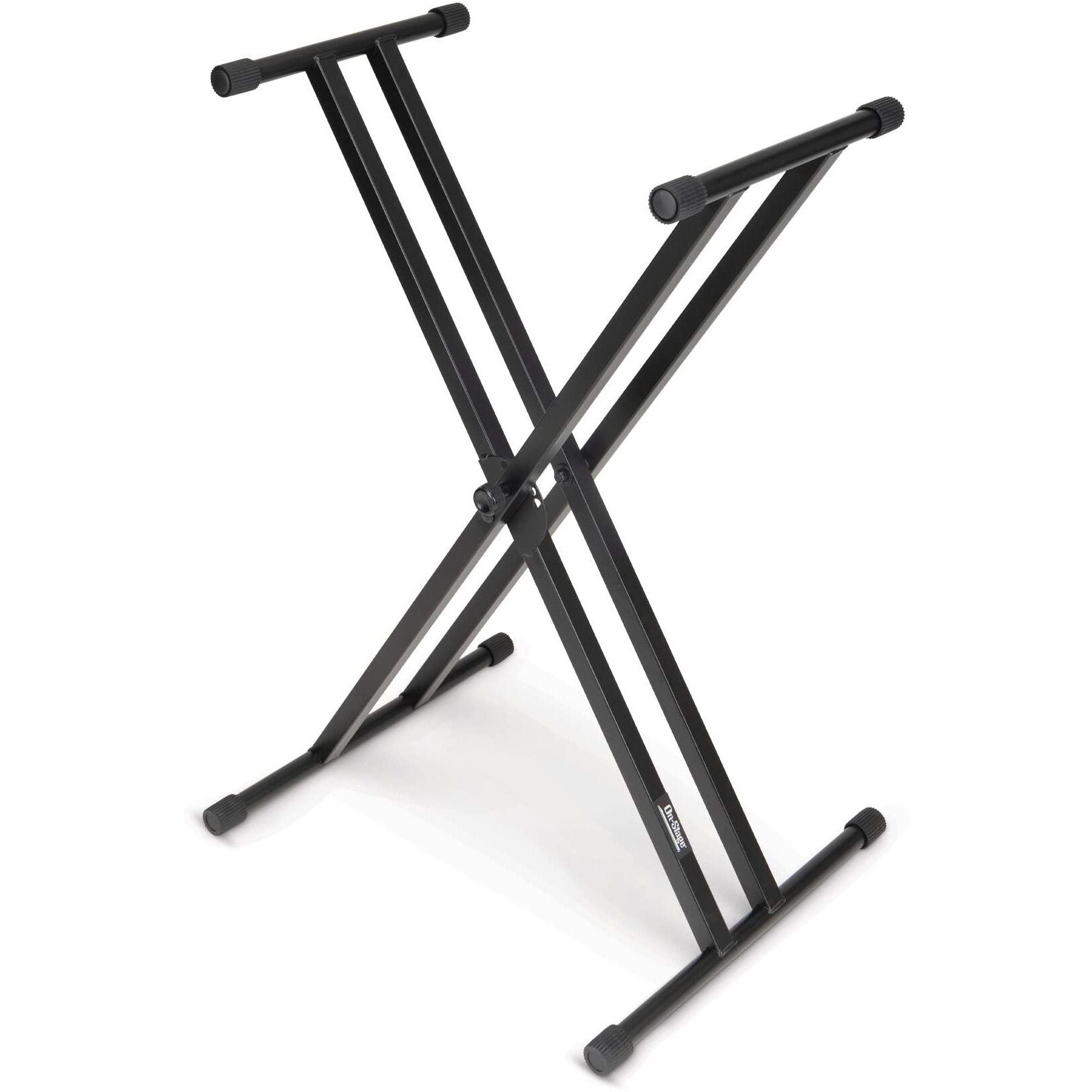 On-Stage KS7191 Classic Double-X Keyboard Stand,Black