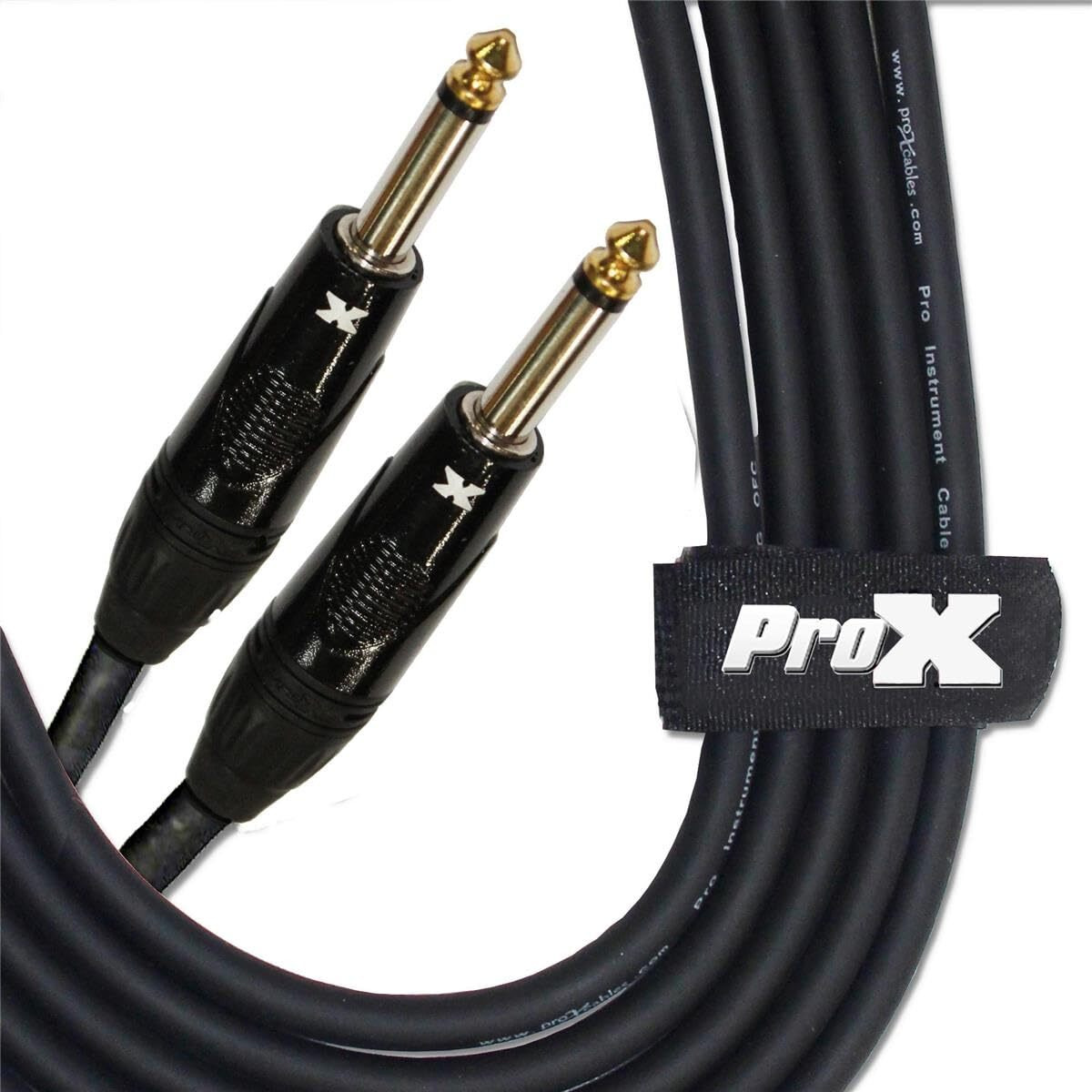 Prox XC-PP05 5' Ft. Unbalanced 1/4  TS-M to 1/4  TS-M High Performance Pro Audio Instrument Guitar Cable