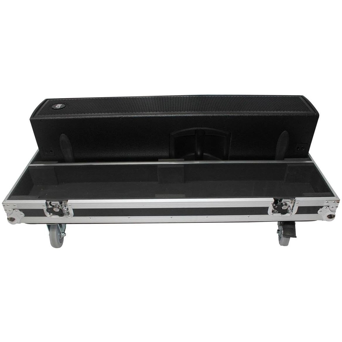 RCF ProX Flight Case ith 4  Casters for 2x RCF NX L24-A Column Array Speakers