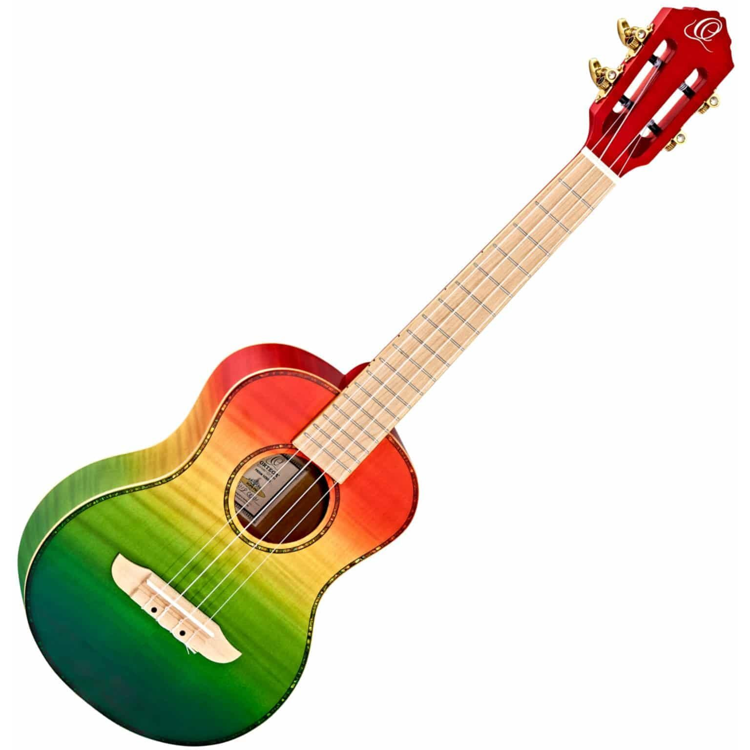 ORTEGA Ortega Ukulele PRISM Series Flame Maple Top Tenor RUPR-TRI (Gig Bag Included)