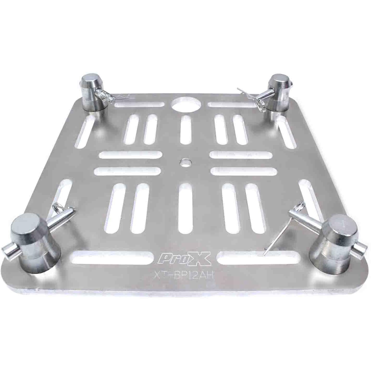 ProX XT-BP12AH 12  Aluminum 8mm Slotted Holes Truss Top Plate for F34 F32 F31 Conical Square Truss ith Tist Locks and Connectors