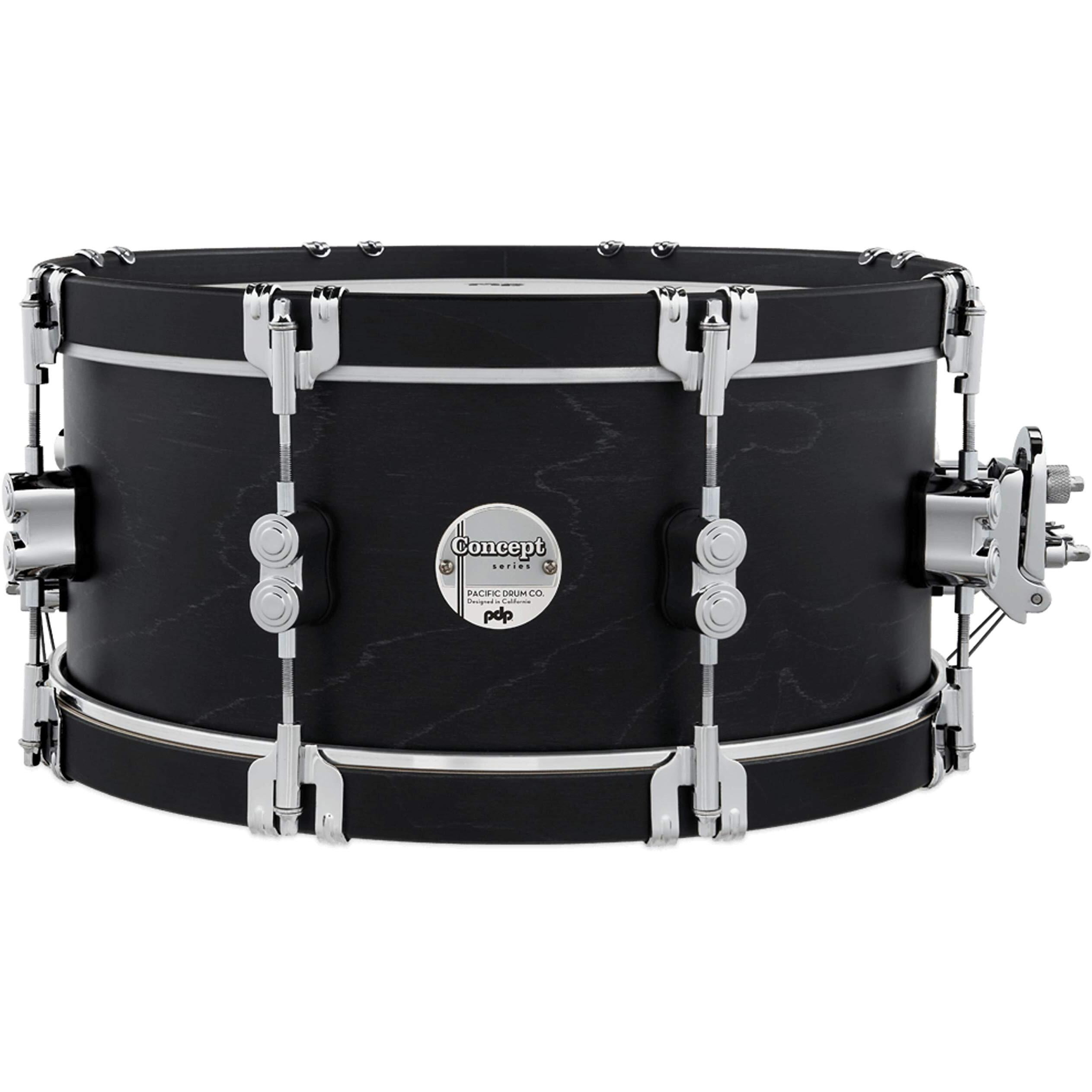 Pacific Drums & Percussion Add-Ons PDP Concept Classic, 6.5x14, Ebony Hoops Snare Drum (PDCC6514SSEE)