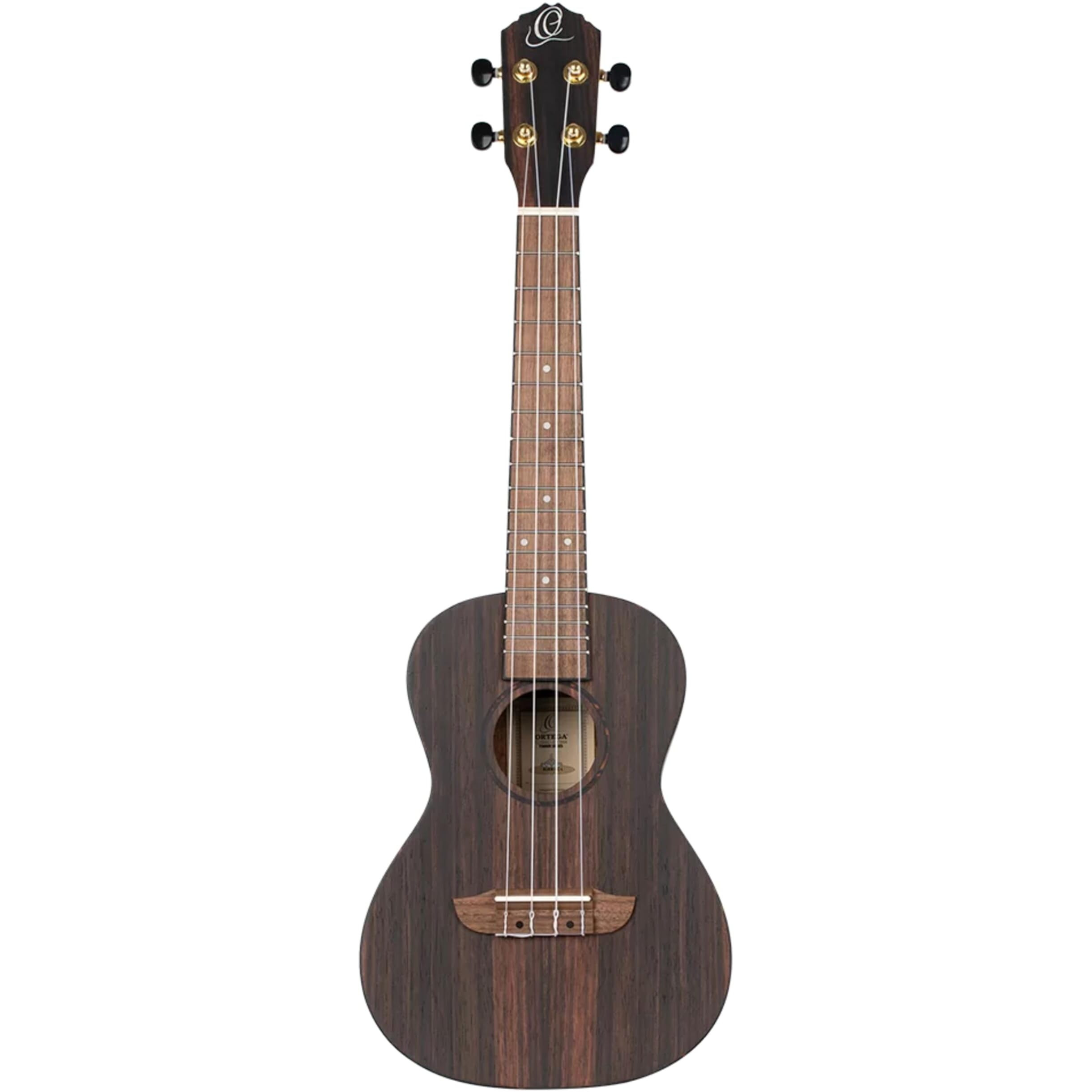 Ortega Guitars, 4-String Timber Series Left-Handed Concert Ukulele w/Bag, (RUEB-CC-L)