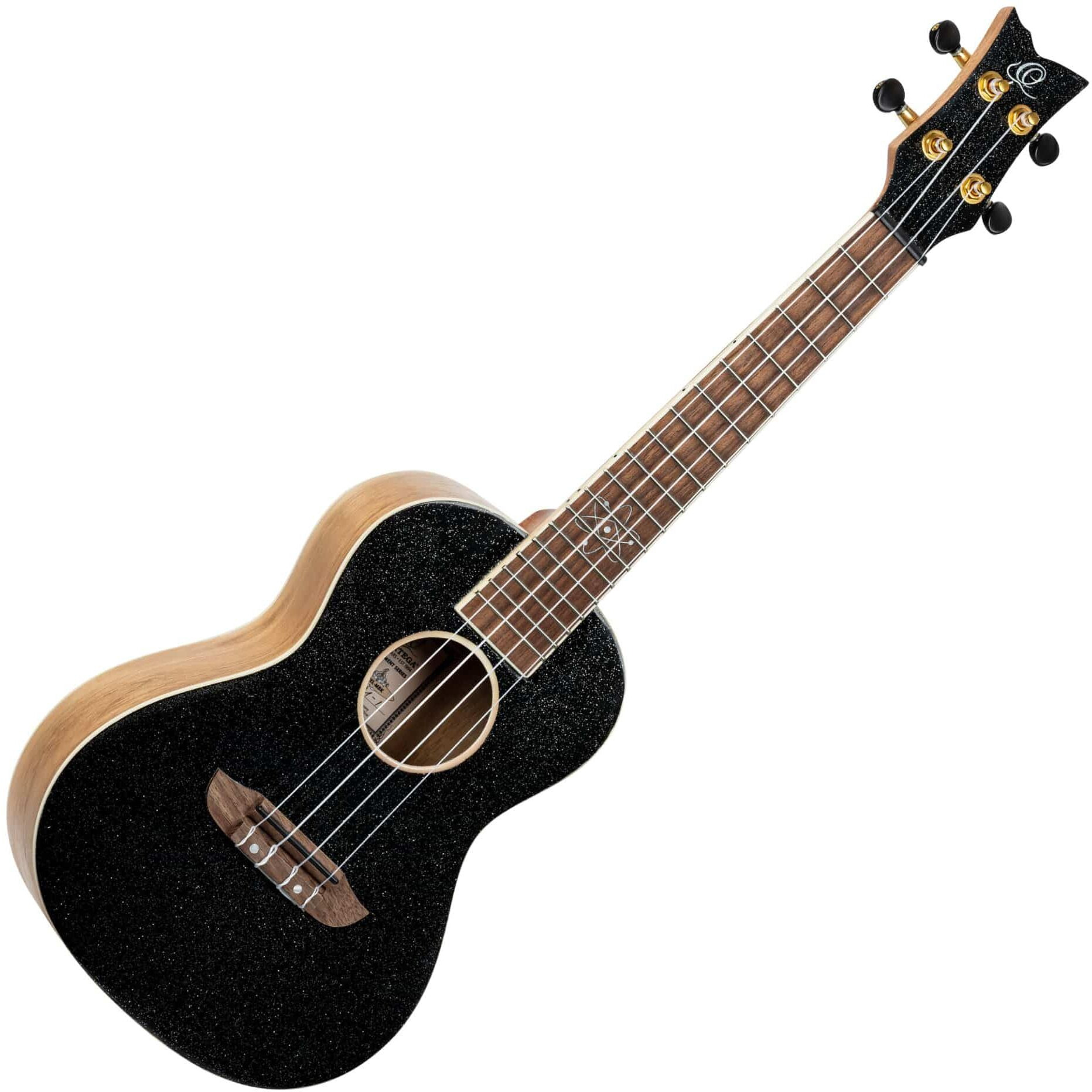 Ortega Guitars, 4-String Element Series Concert Ukulele w/Bag, Right-handed, Metallic Green, (RUEL-MBK)