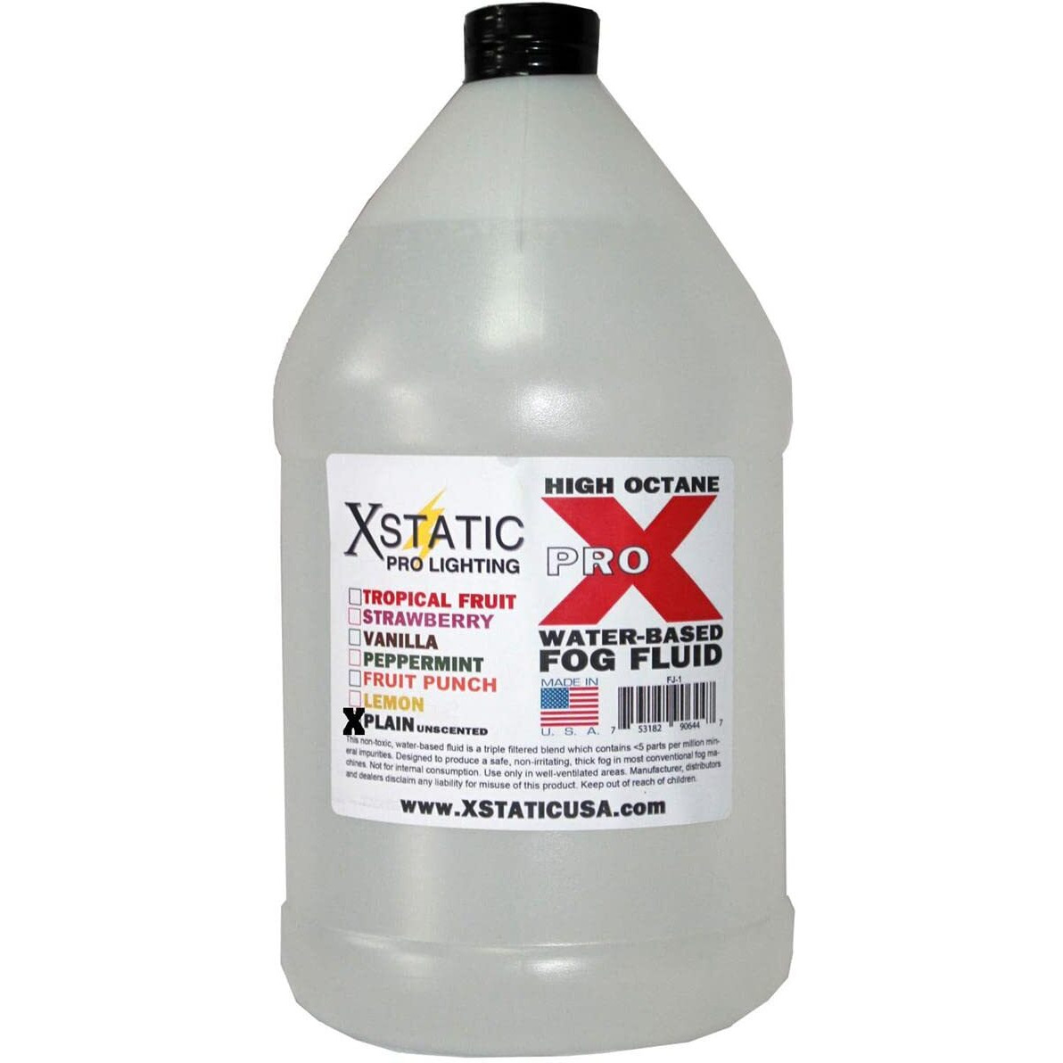 ProX FJ-1H High Density Plain Unscented Water-Based Fog Juice