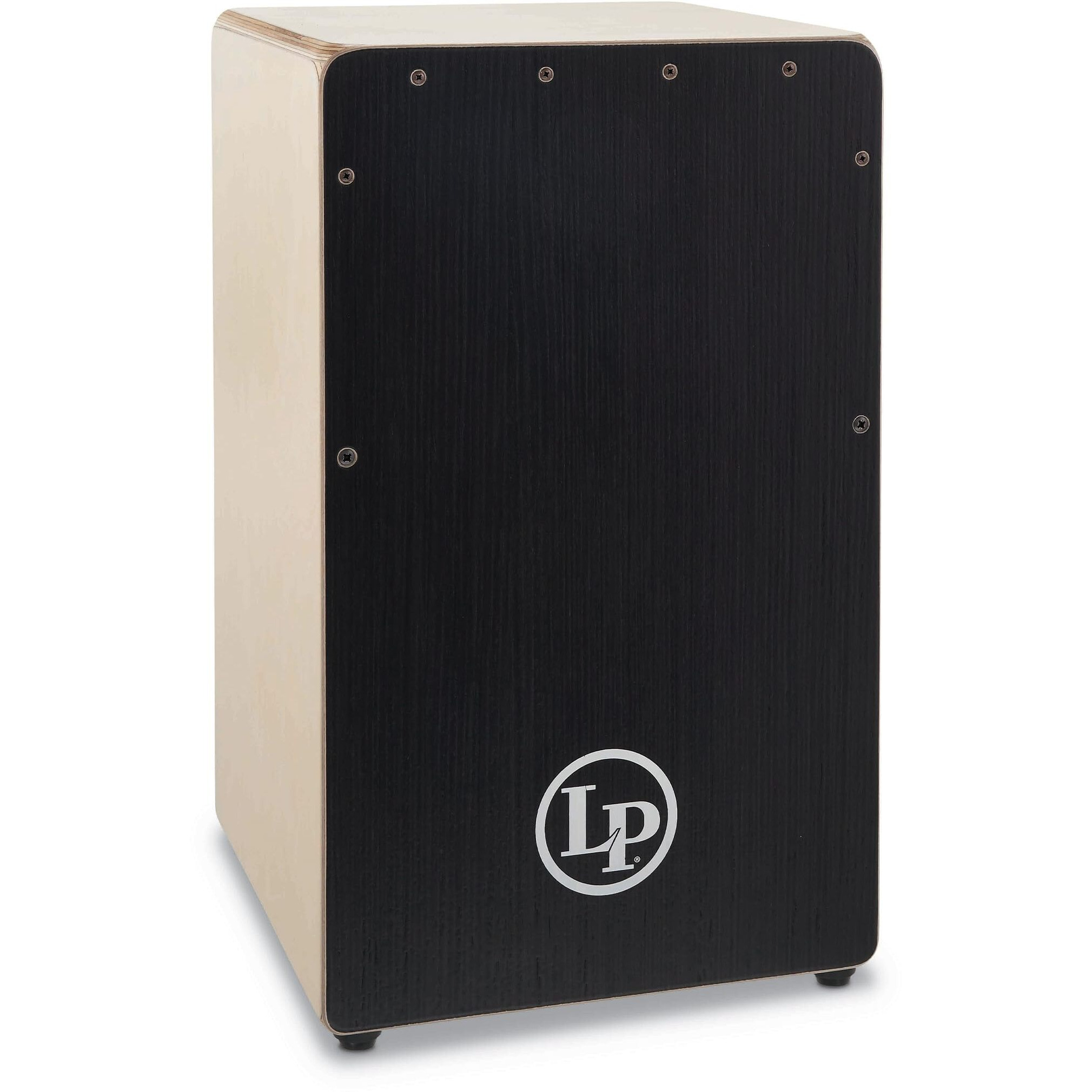 Latin Percussion Woodshop Cajon, Black Artply, 19 x 11-1/2 x 11-3/4 (LP1491BS)