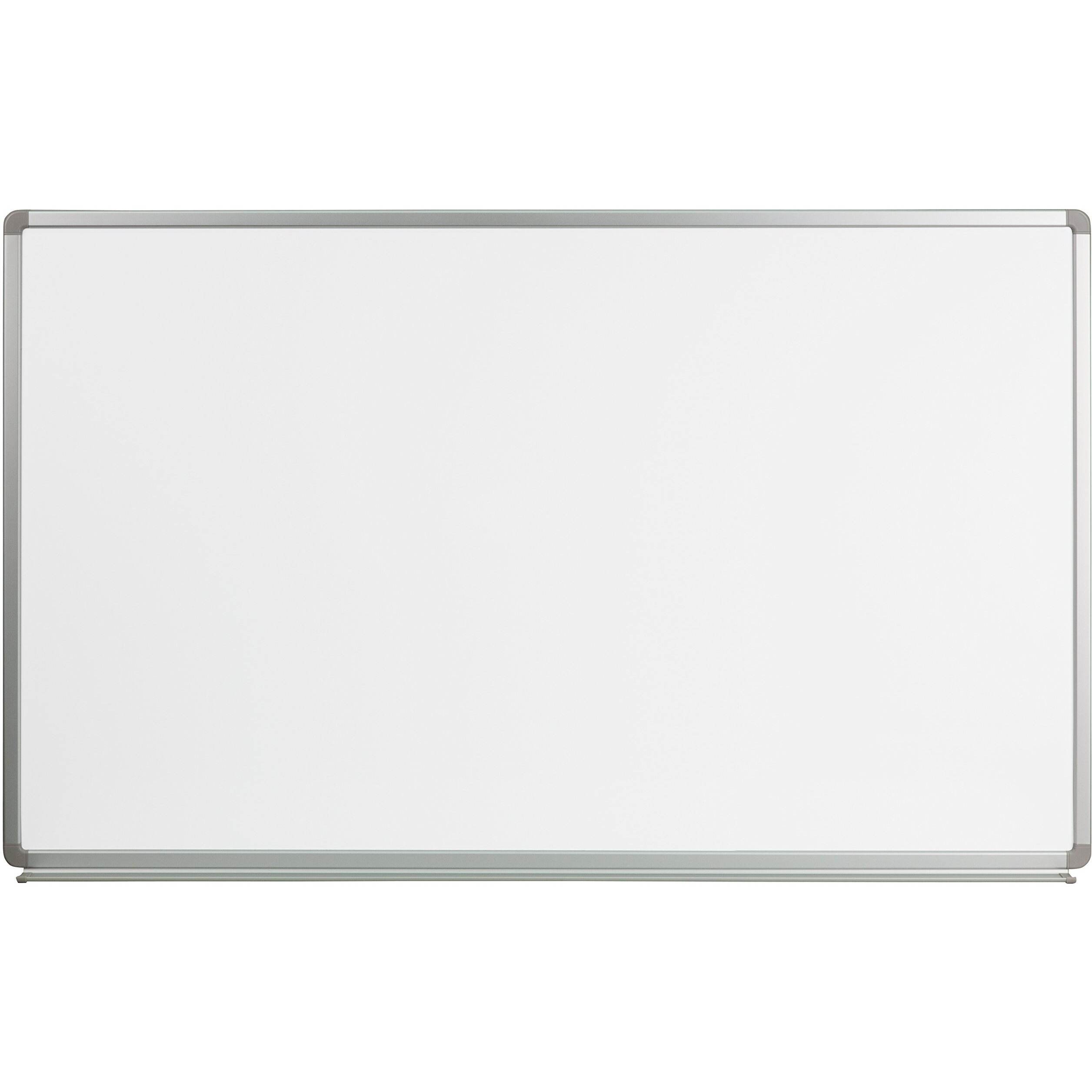 Flash Furniture Cardim 5' W x 3' H Magnetic Marker Board ith Galvanized Steel Backing and Marker Tray