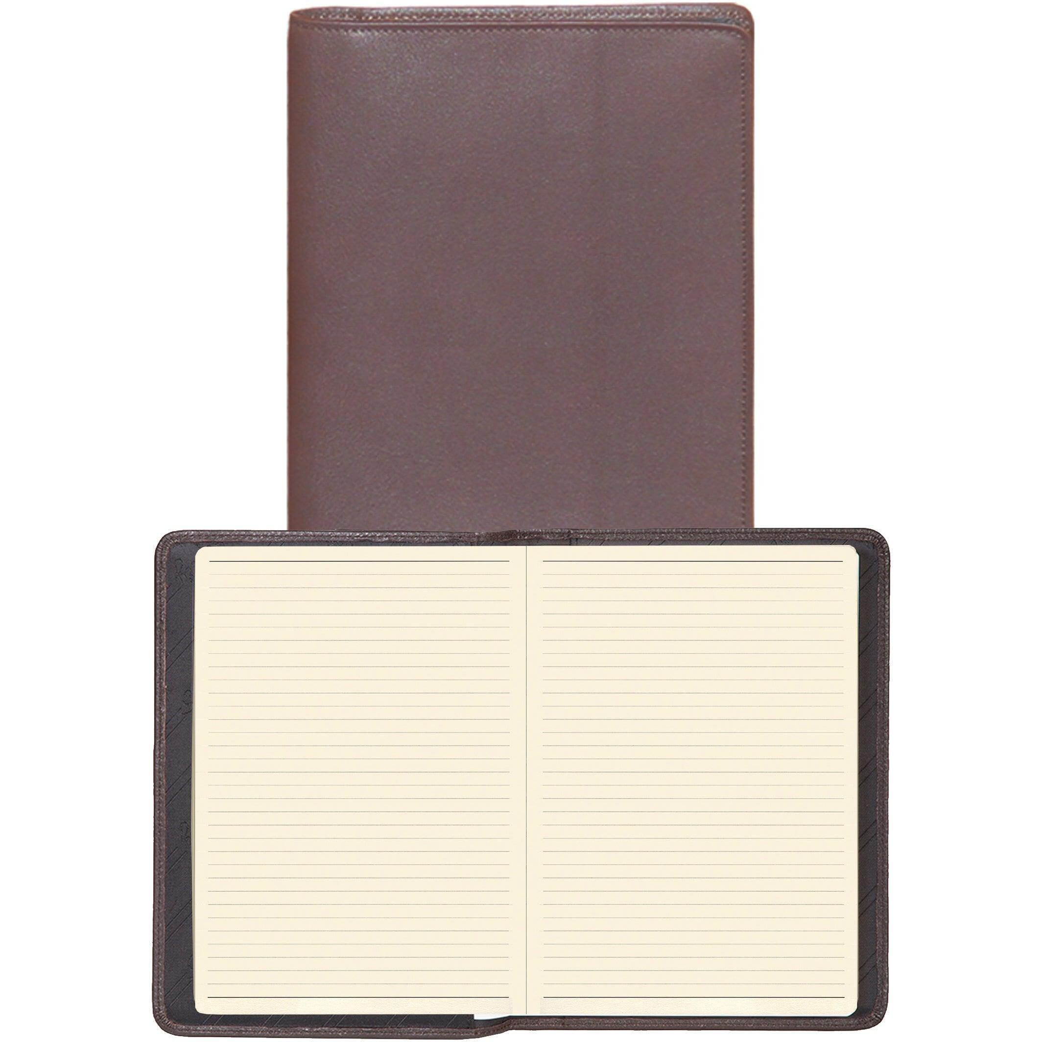 Scully Plonge Leather Ruled Journal (Chocolate)