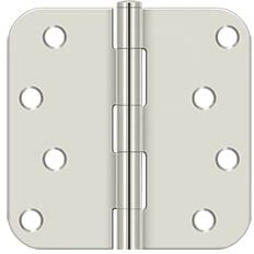 Rad Hinge - Polished Nickel - 4 x 4 x 0.625 in.