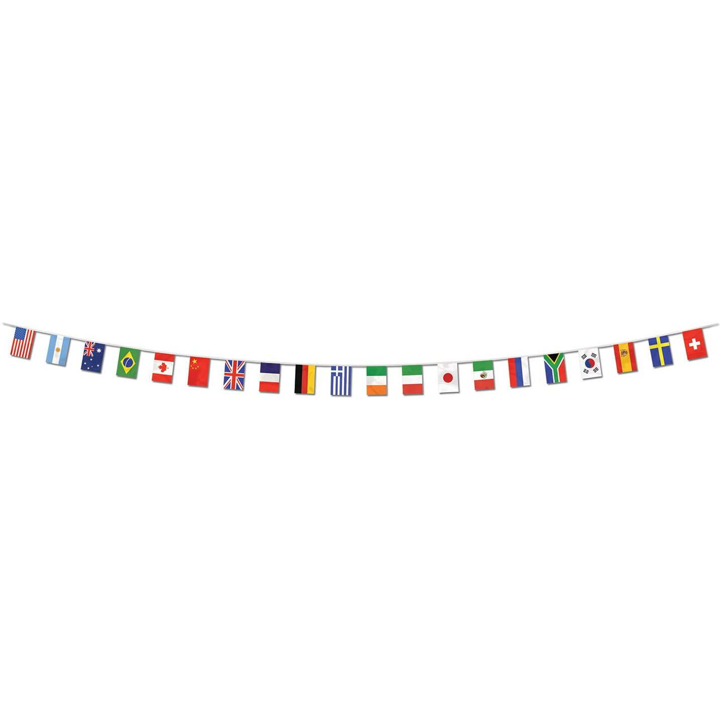 International Flag Pennant Banner (All-Weather 20 Flags/String)