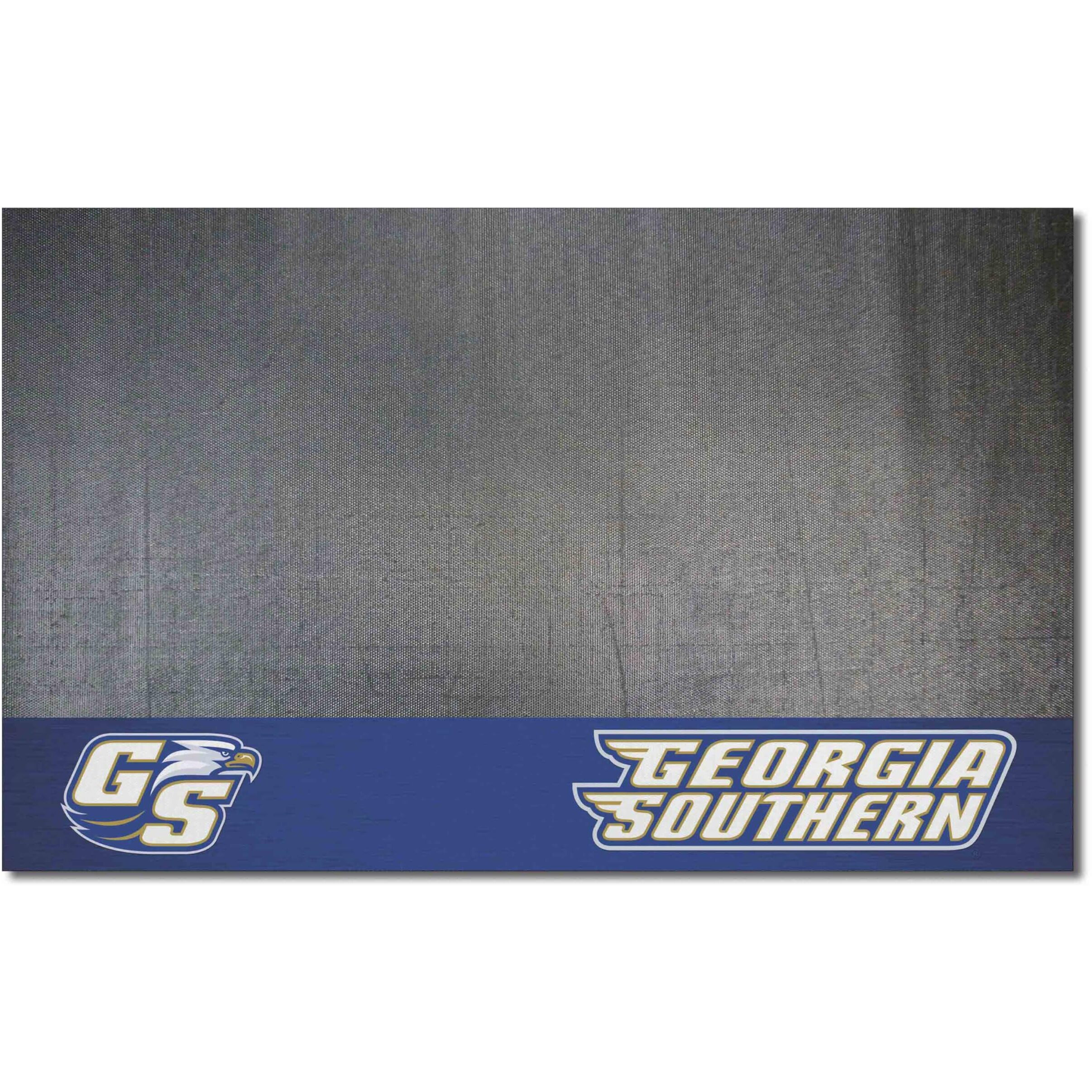 FANMATS 18055 Georgia Southern Eagles Vinyl Grill Mat - 26in. x 42in. - Deck Patio Protective Mat | Oil, flame, and UV resistant