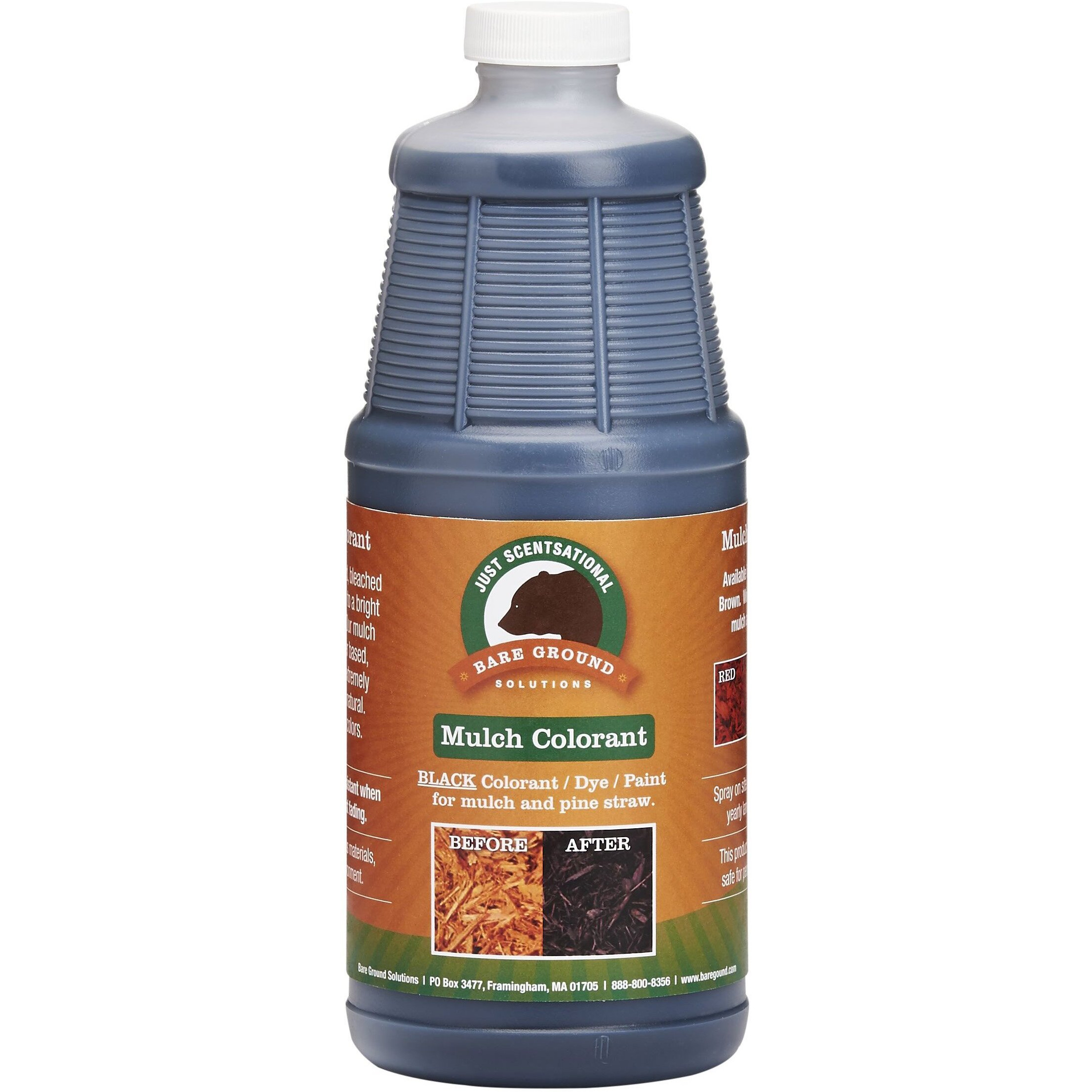 Just Scentsational MCC-32BL Bark Mulch Colorant Concentrate, Black, 32oz (1 Quart)