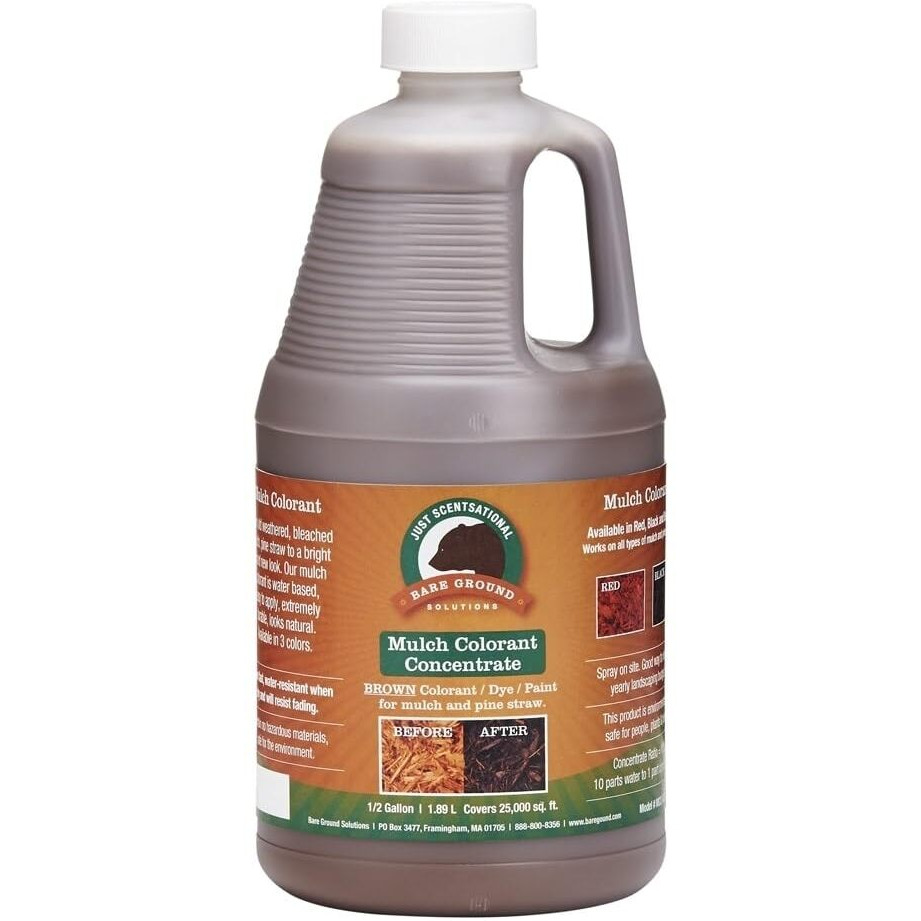 Just Scentsational MCC-64BRN Bark Mulch Colorant Concentrate, Brown, 64oz (2 Quarts)